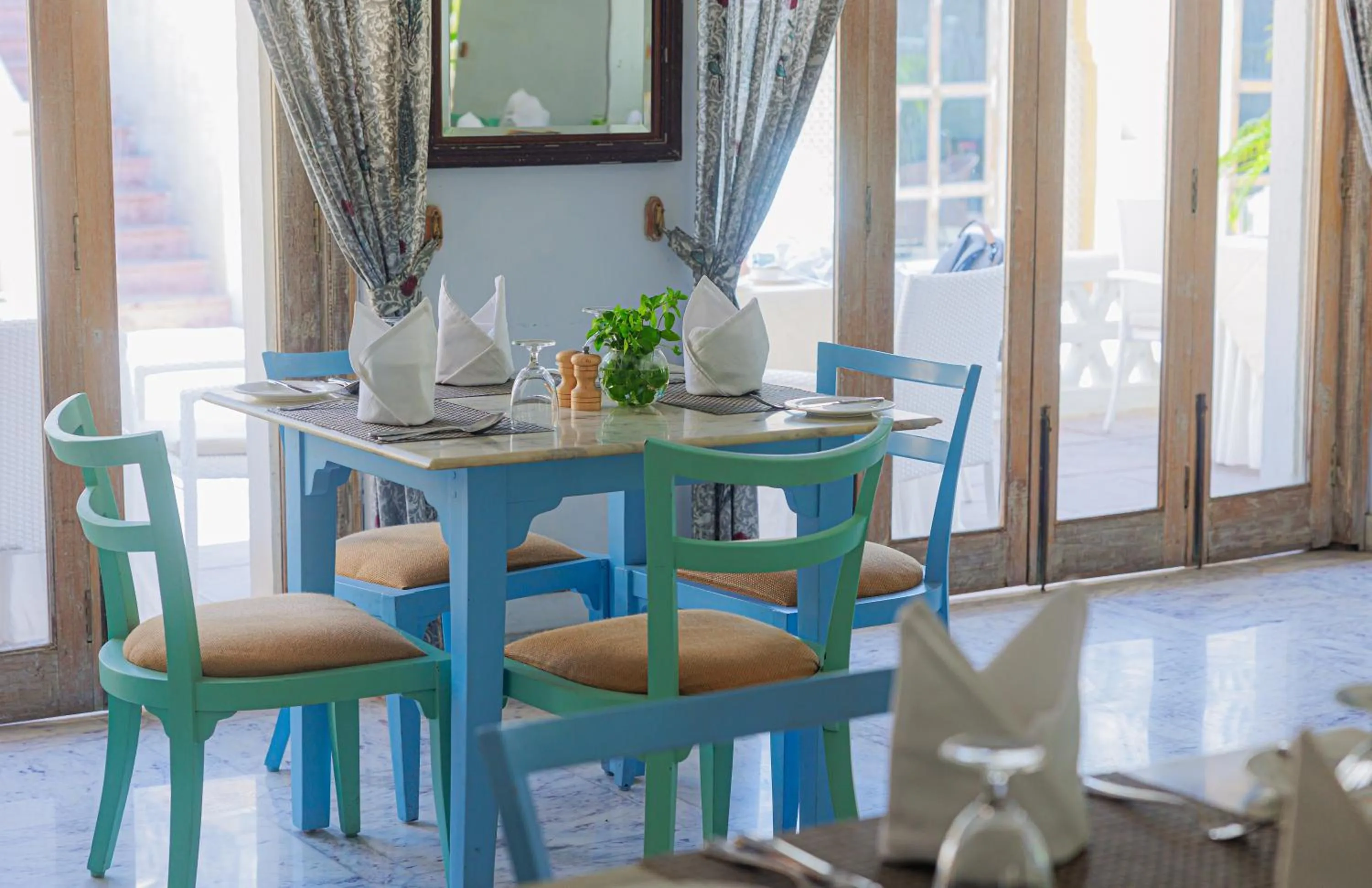 Dining area in The Rawla Narlai - A Luxury Heritage Stay in Leopard Country