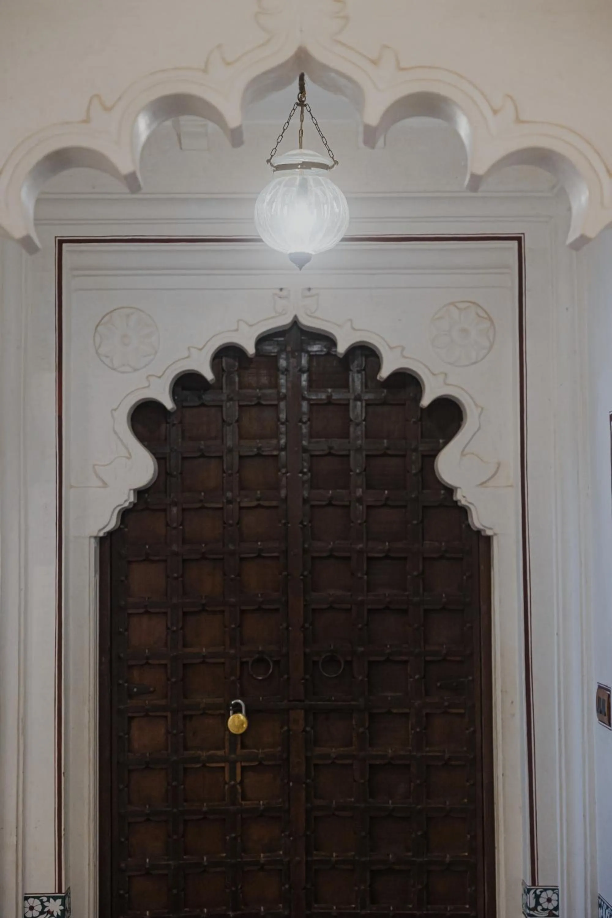 Decorative detail in The Rawla Narlai - A Luxury Heritage Stay in Leopard Country