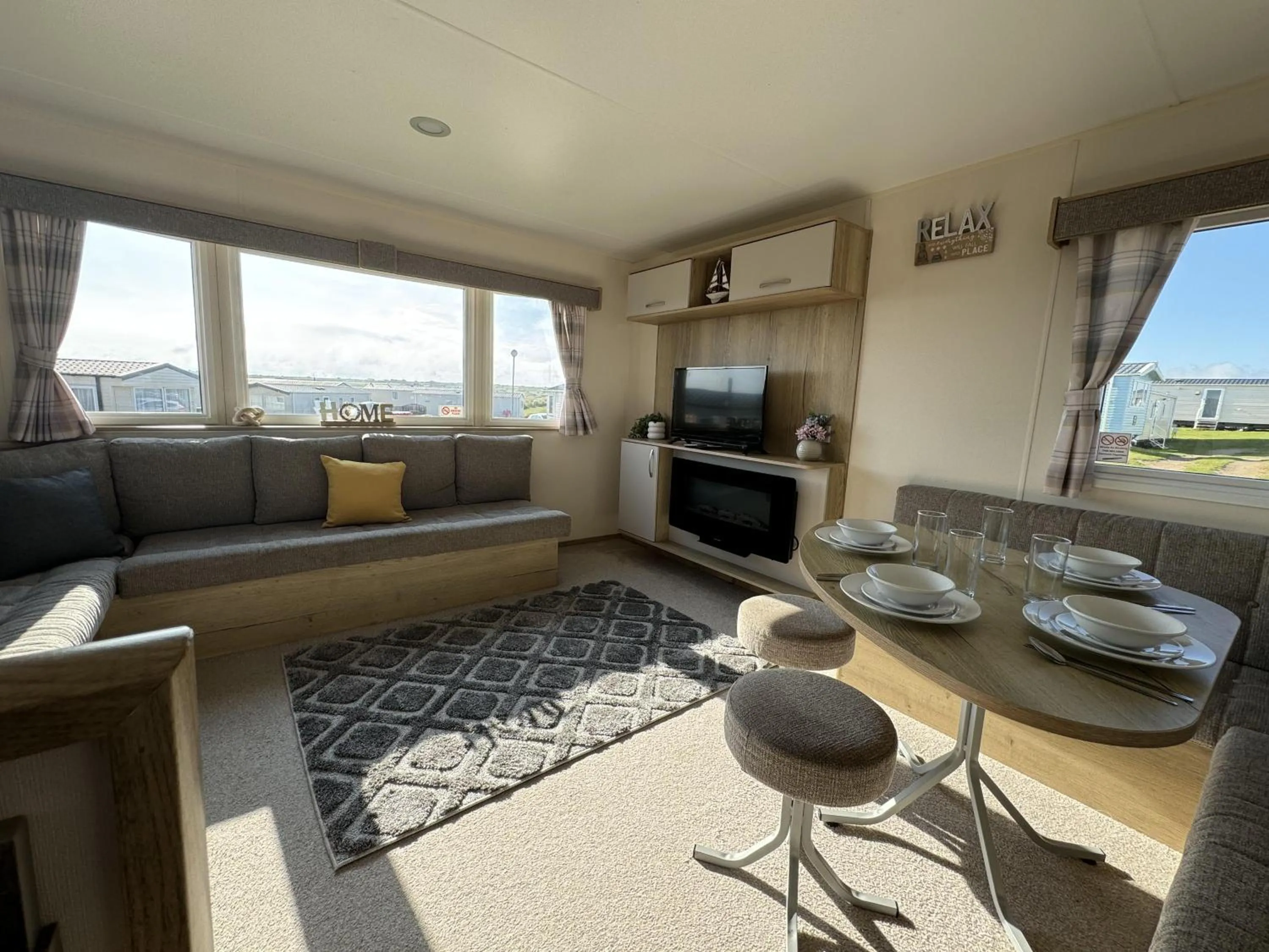 TV and multimedia in Perranporth Coastal Retreat- Sleeps8