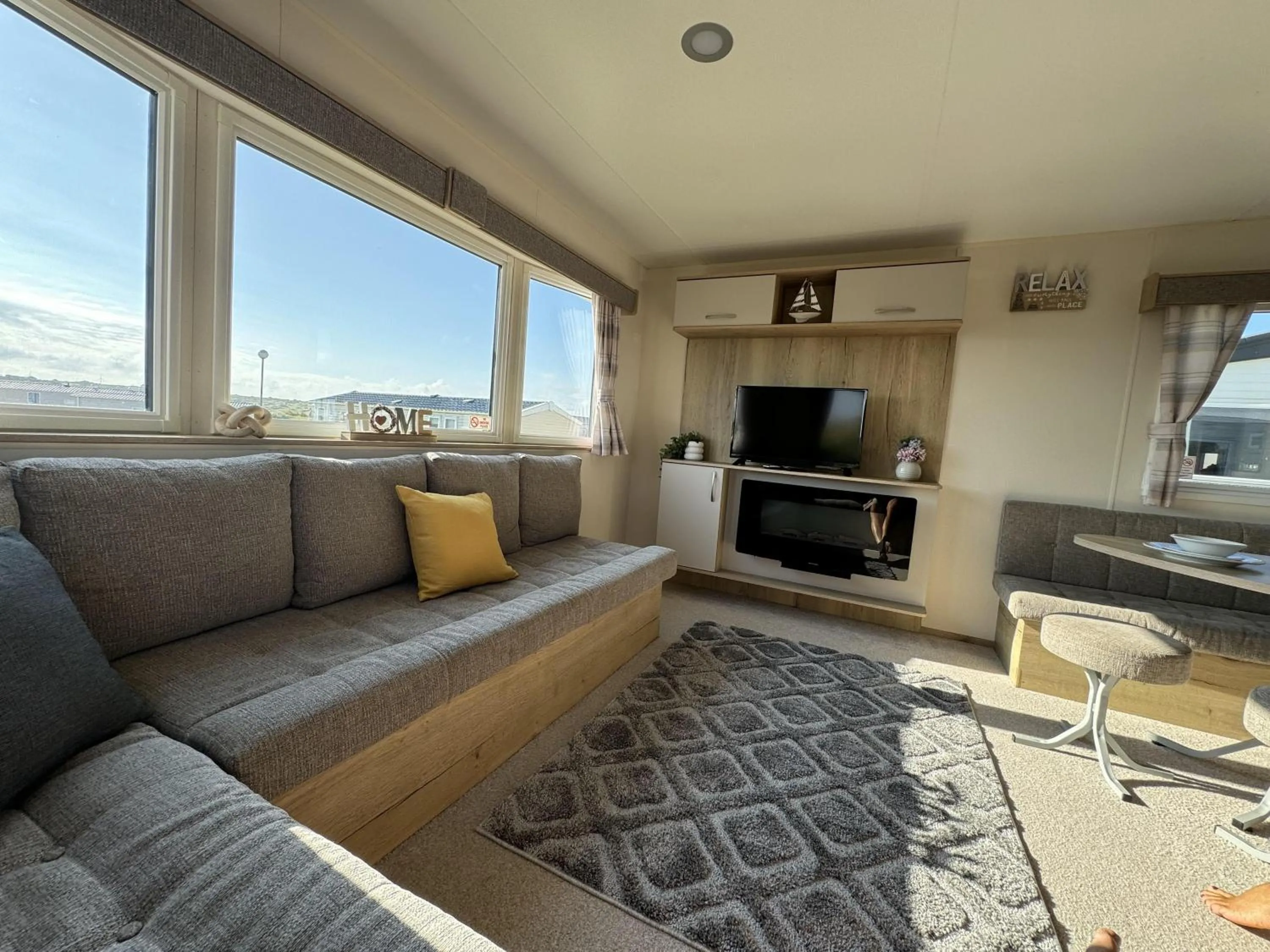 TV and multimedia in Perranporth Coastal Retreat- Sleeps8