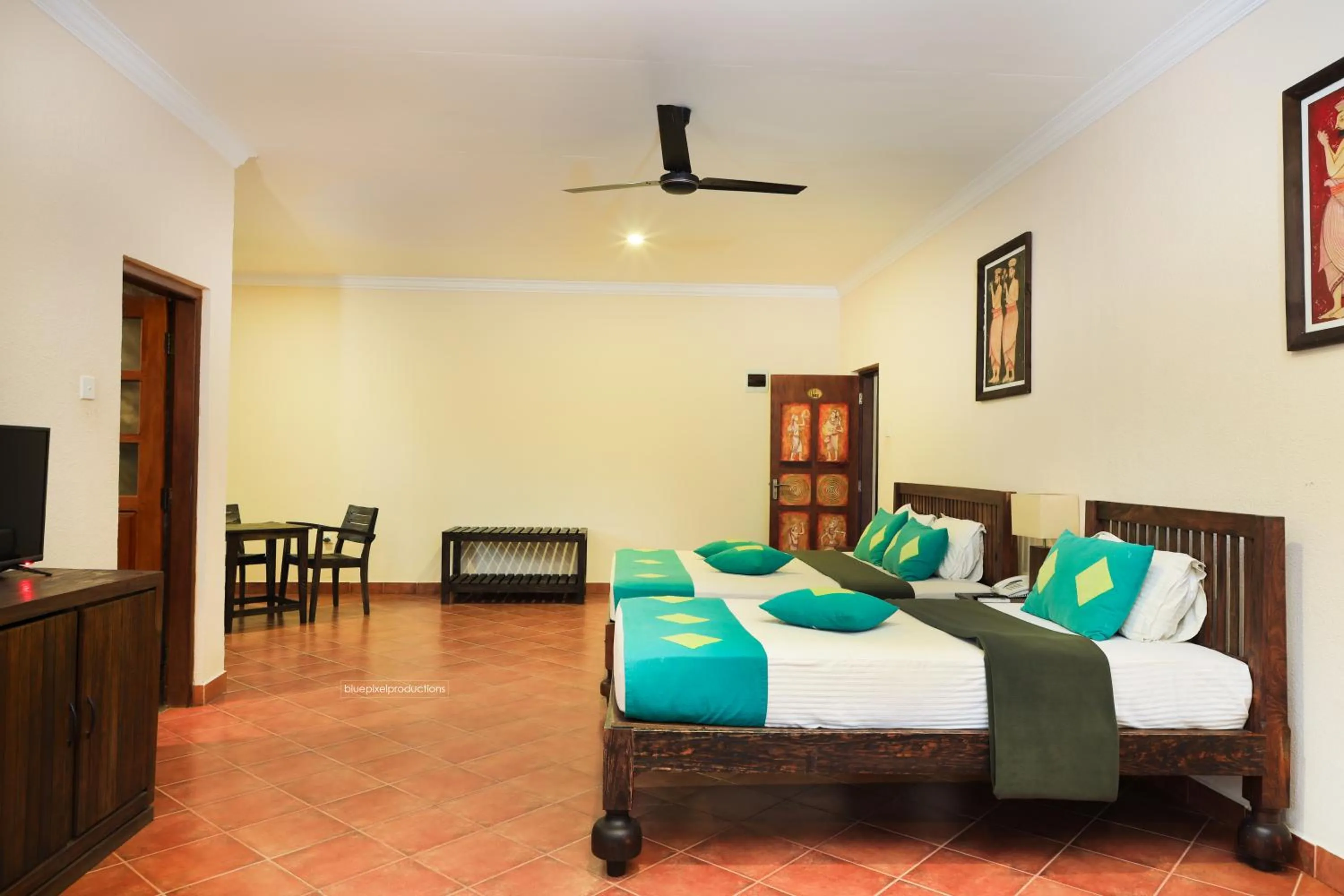 Bed in Serendip Stone Hotel and Bungalow