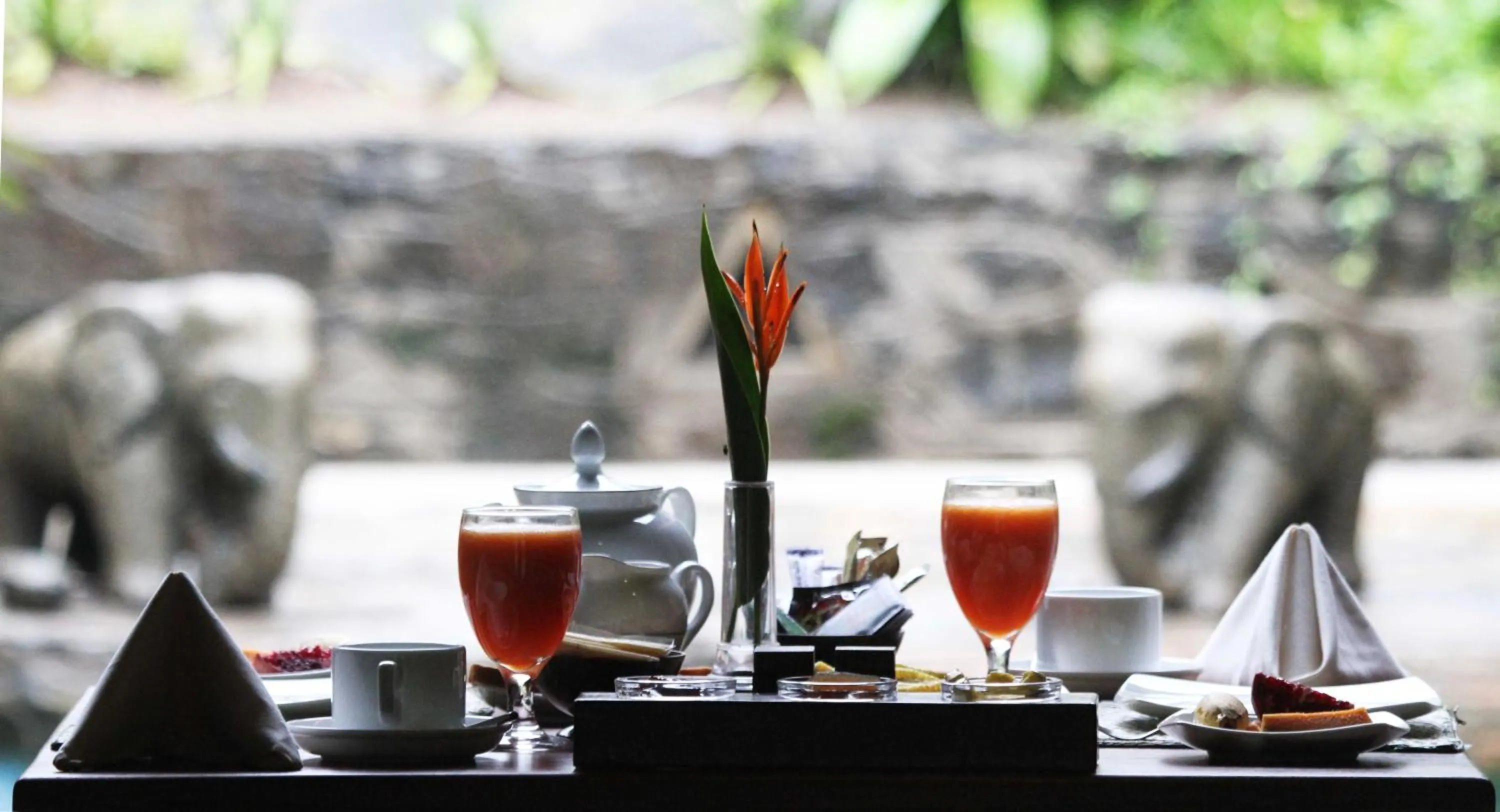 Continental breakfast in Serendip Stone Hotel and Bungalow