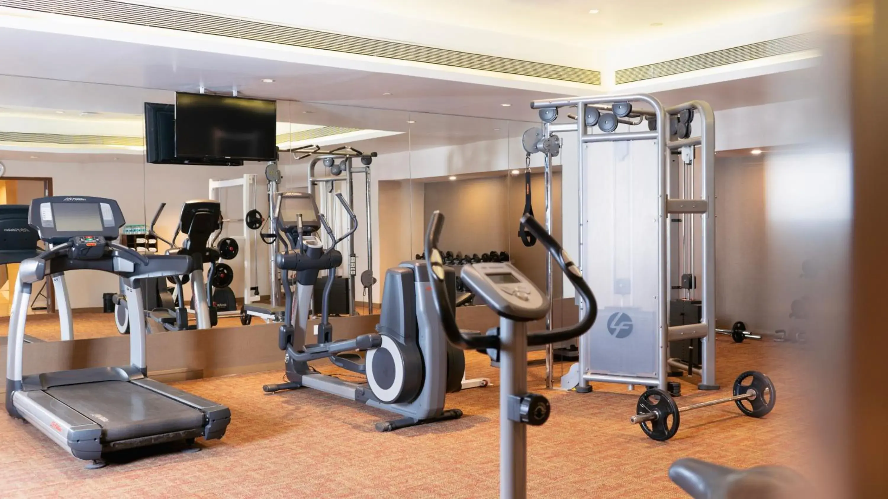 Fitness centre/facilities in Hyatt Place Pune Hinjawadi Fitness centre/facilities in Hyatt Place Pune Hinjawadi