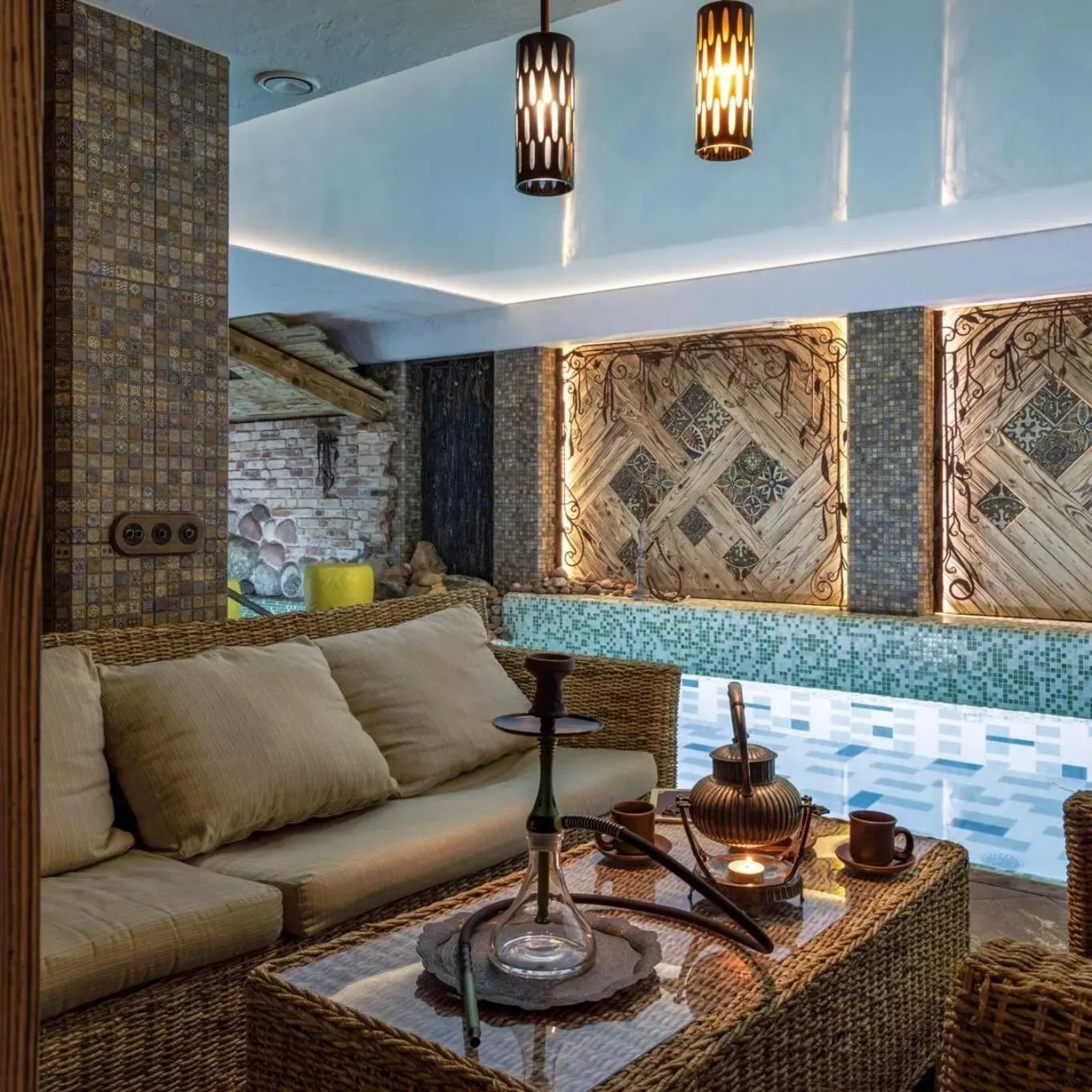 Swimming pool in Argo Trakai