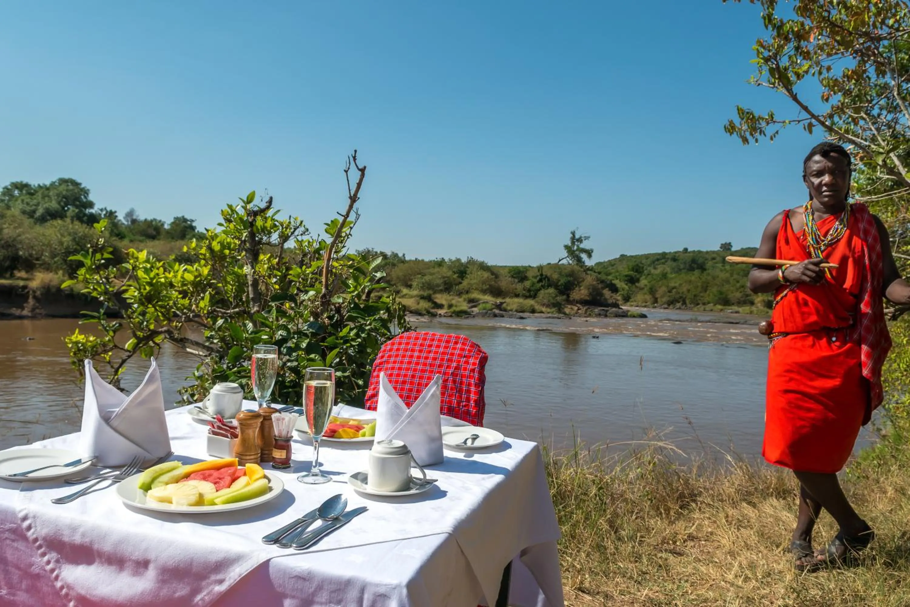 Food in Mara Serena Safari Lodge