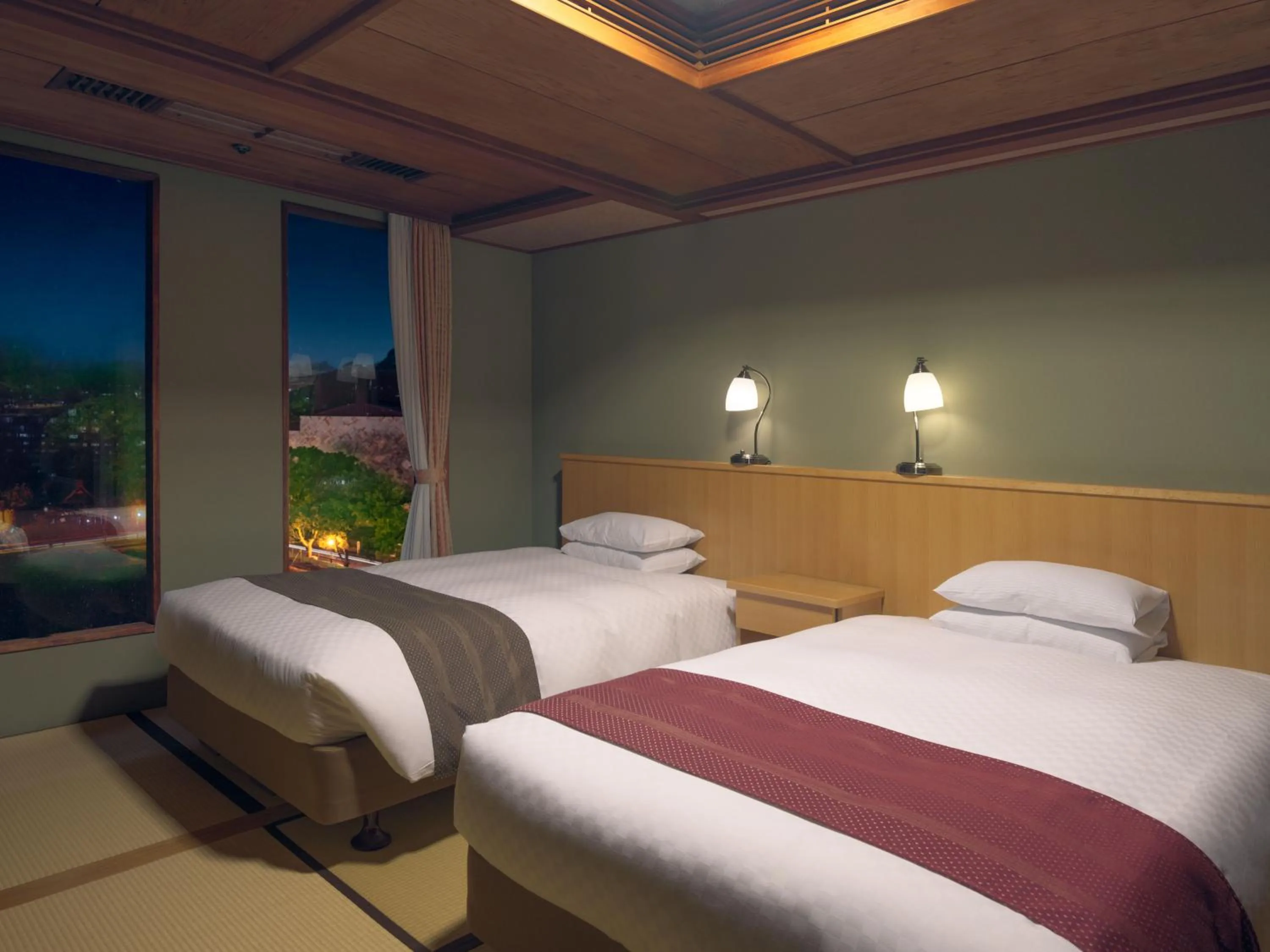 Bedroom, Bed in Kumamoto Hotel Castle