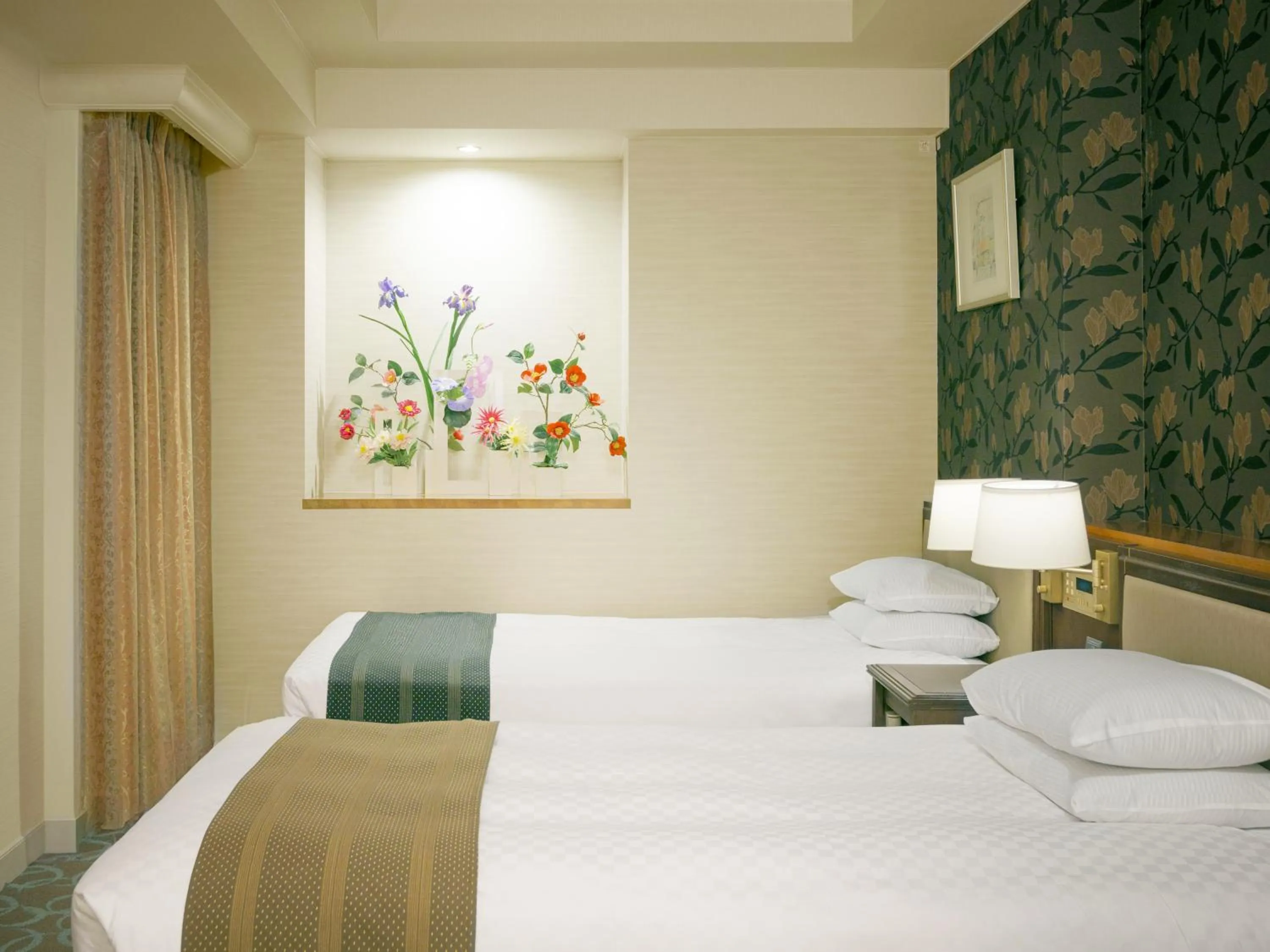 Bed in Kumamoto Hotel Castle