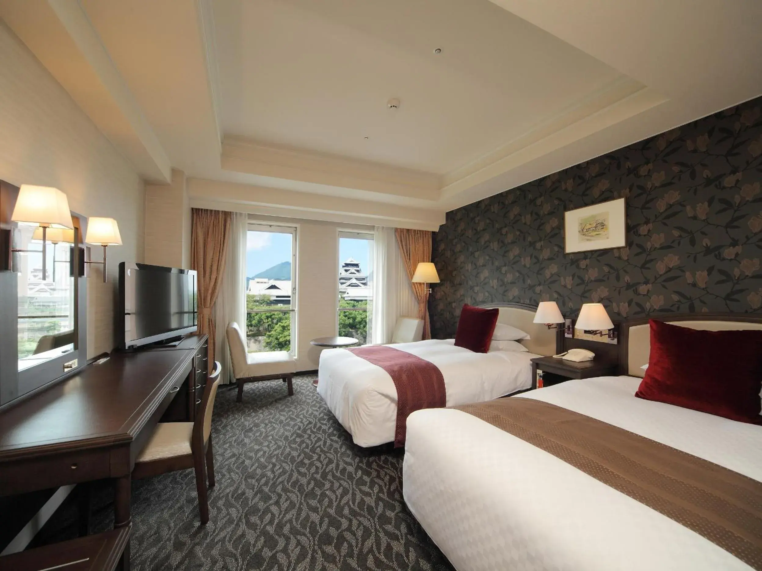 Photo of the whole room, Bed in Kumamoto Hotel Castle Photo of the whole room, Bed in Kumamoto Hotel Castle