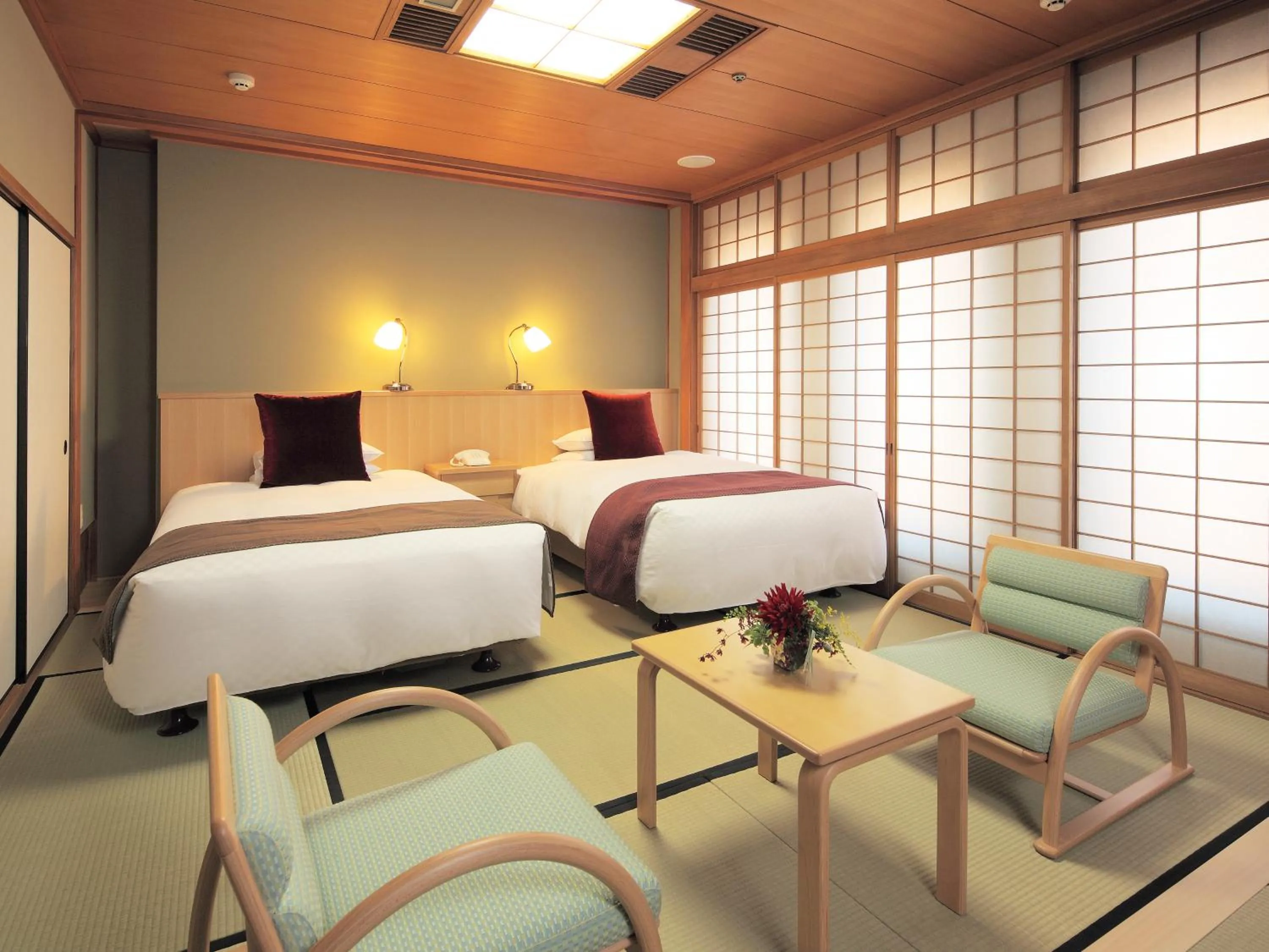 Bed in Kumamoto Hotel Castle