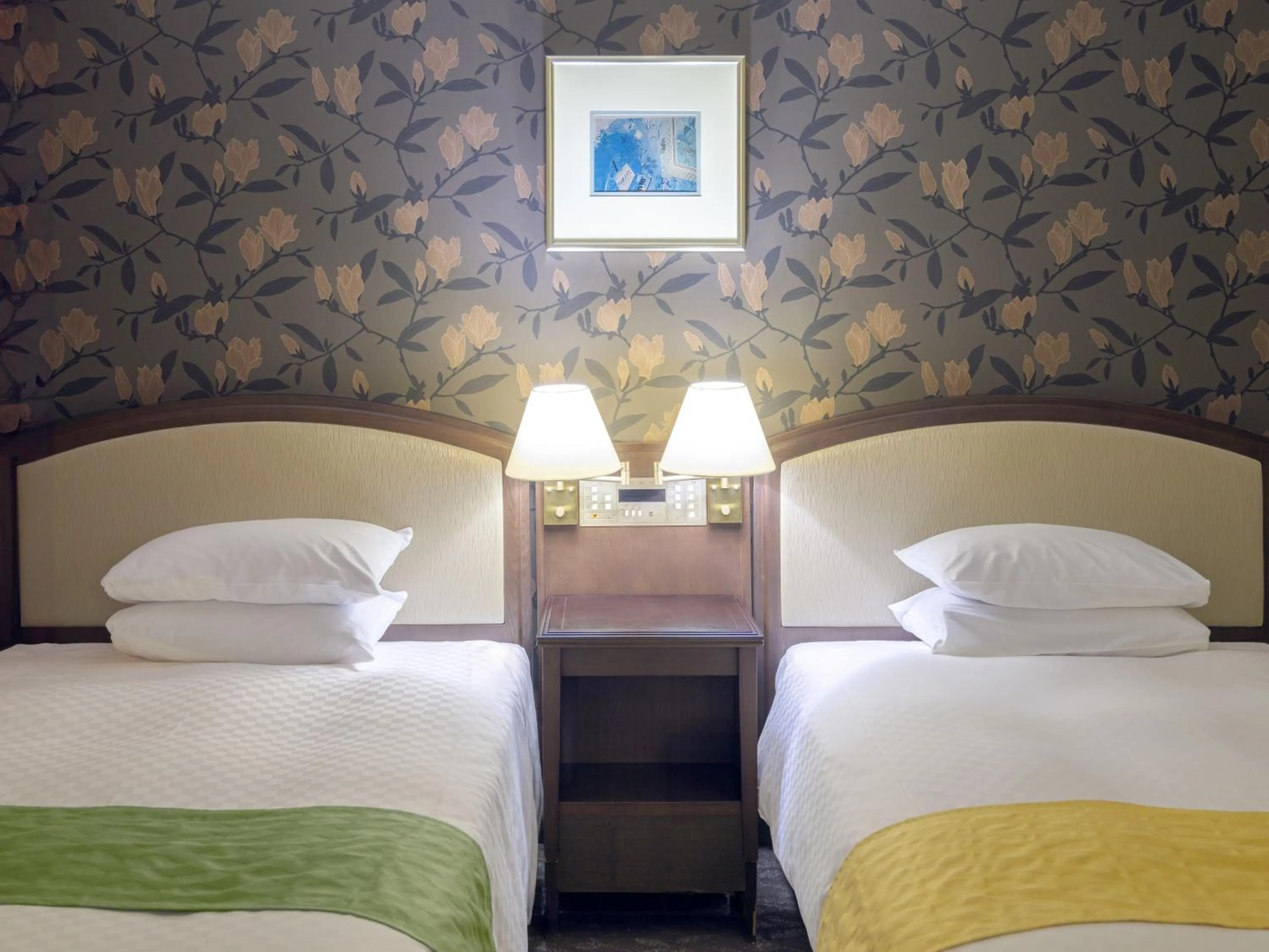 Bed in Kumamoto Hotel Castle