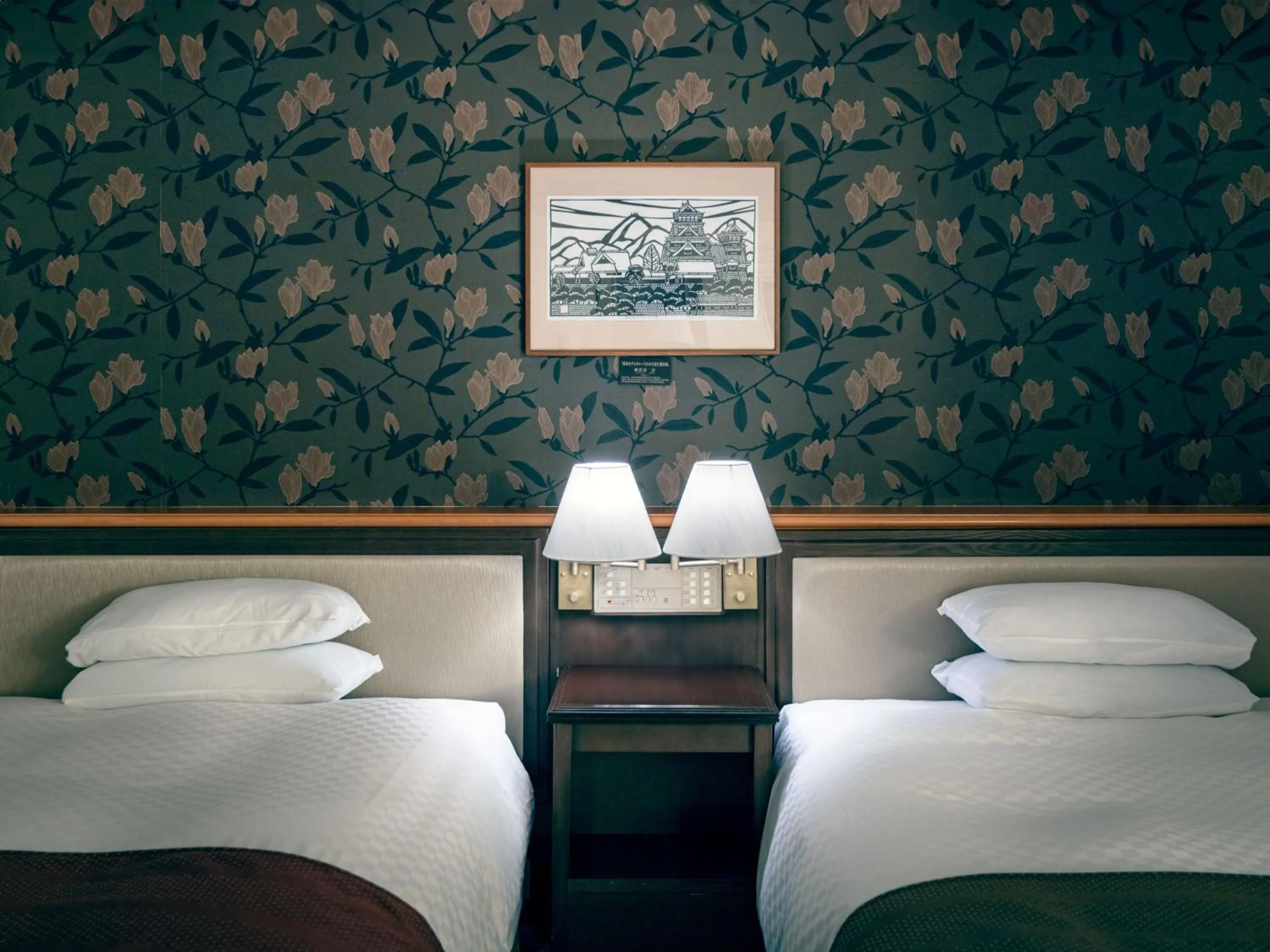Bedroom, Bed in Kumamoto Hotel Castle