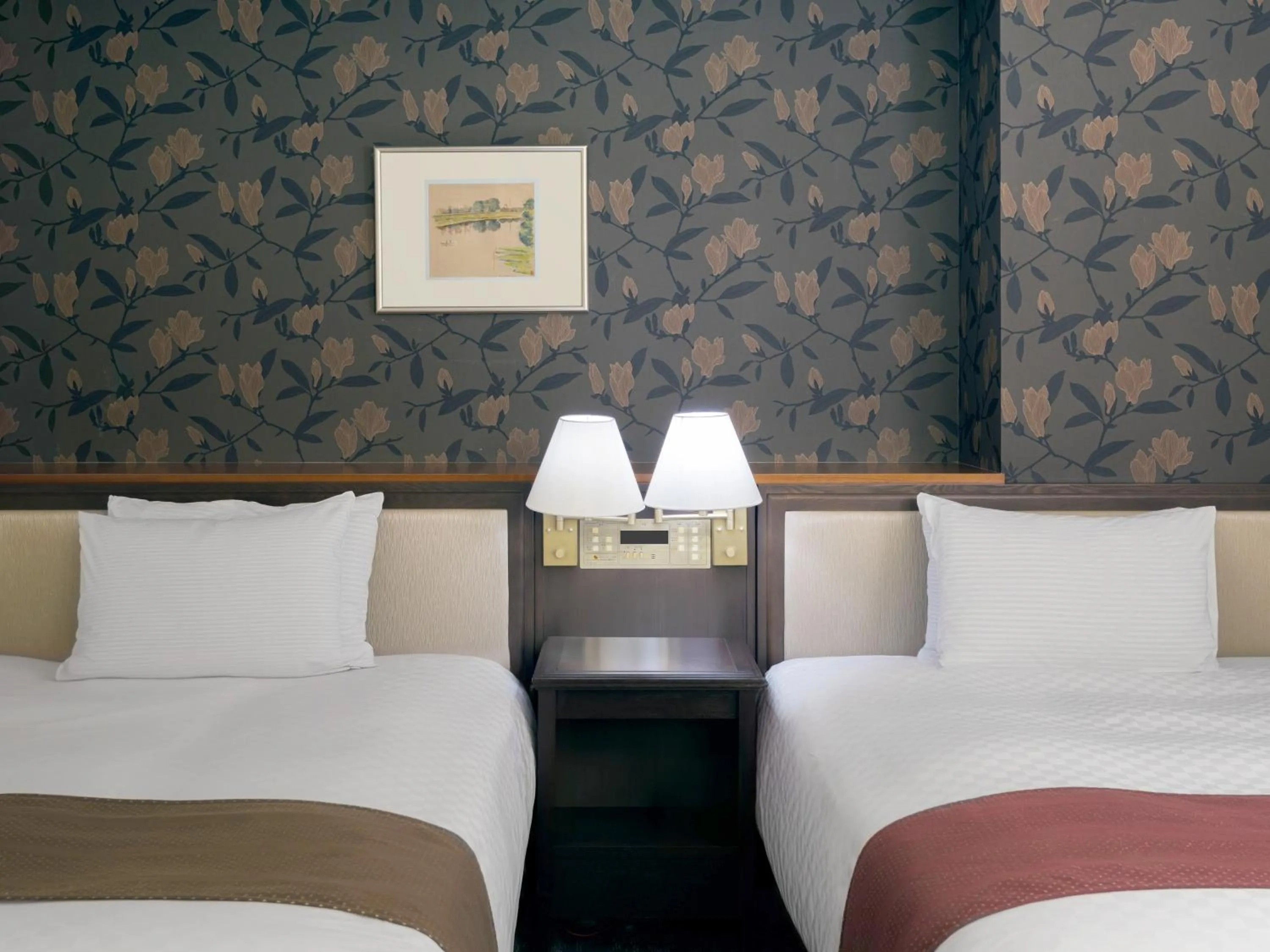 Bed in Kumamoto Hotel Castle