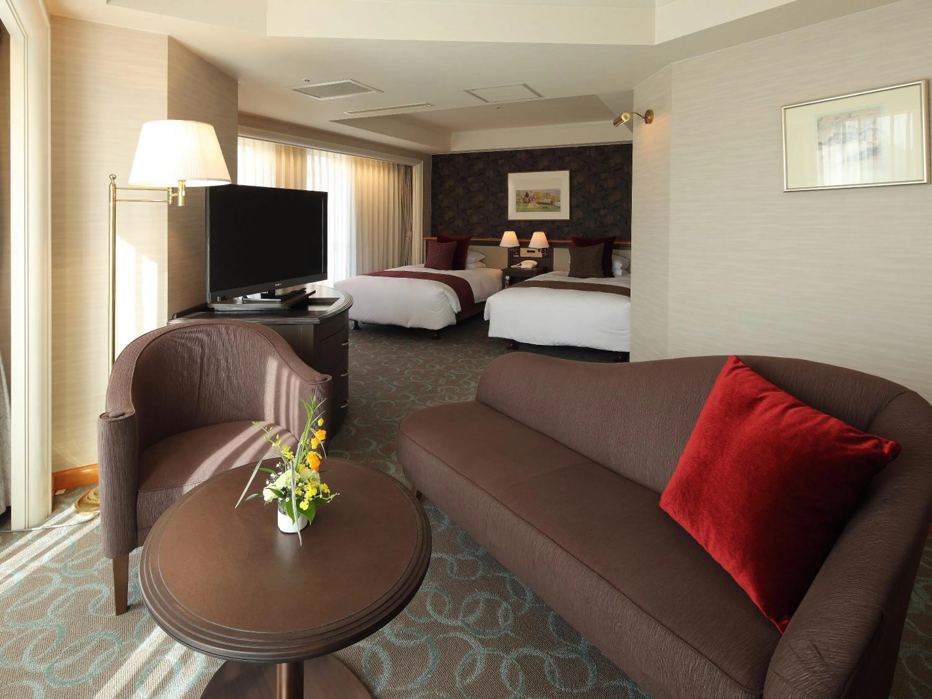 Photo of the whole room, Bed in Kumamoto Hotel Castle