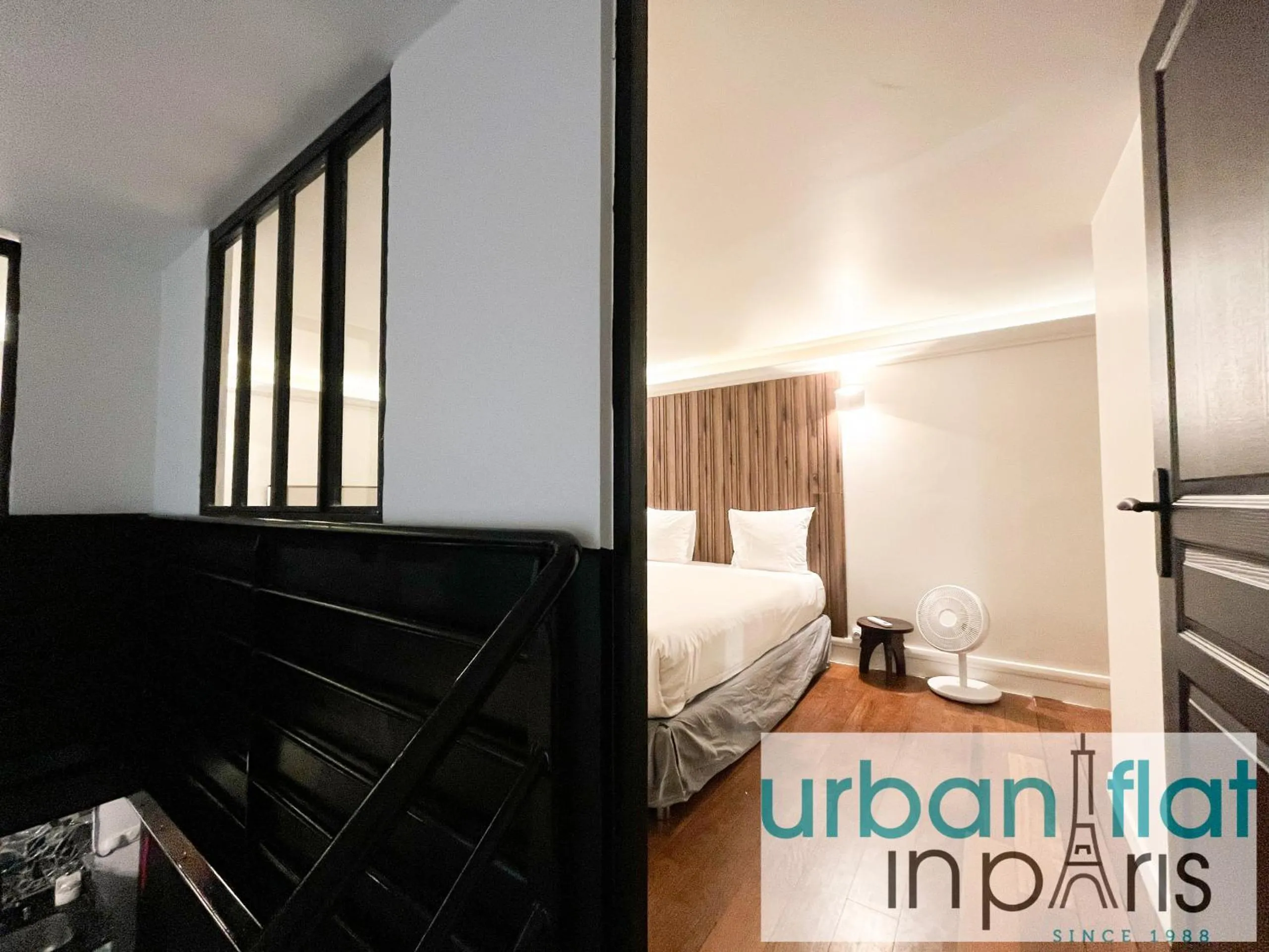 Bed in Urban Flat 09 - Stylish Triplex Champs-Elysees