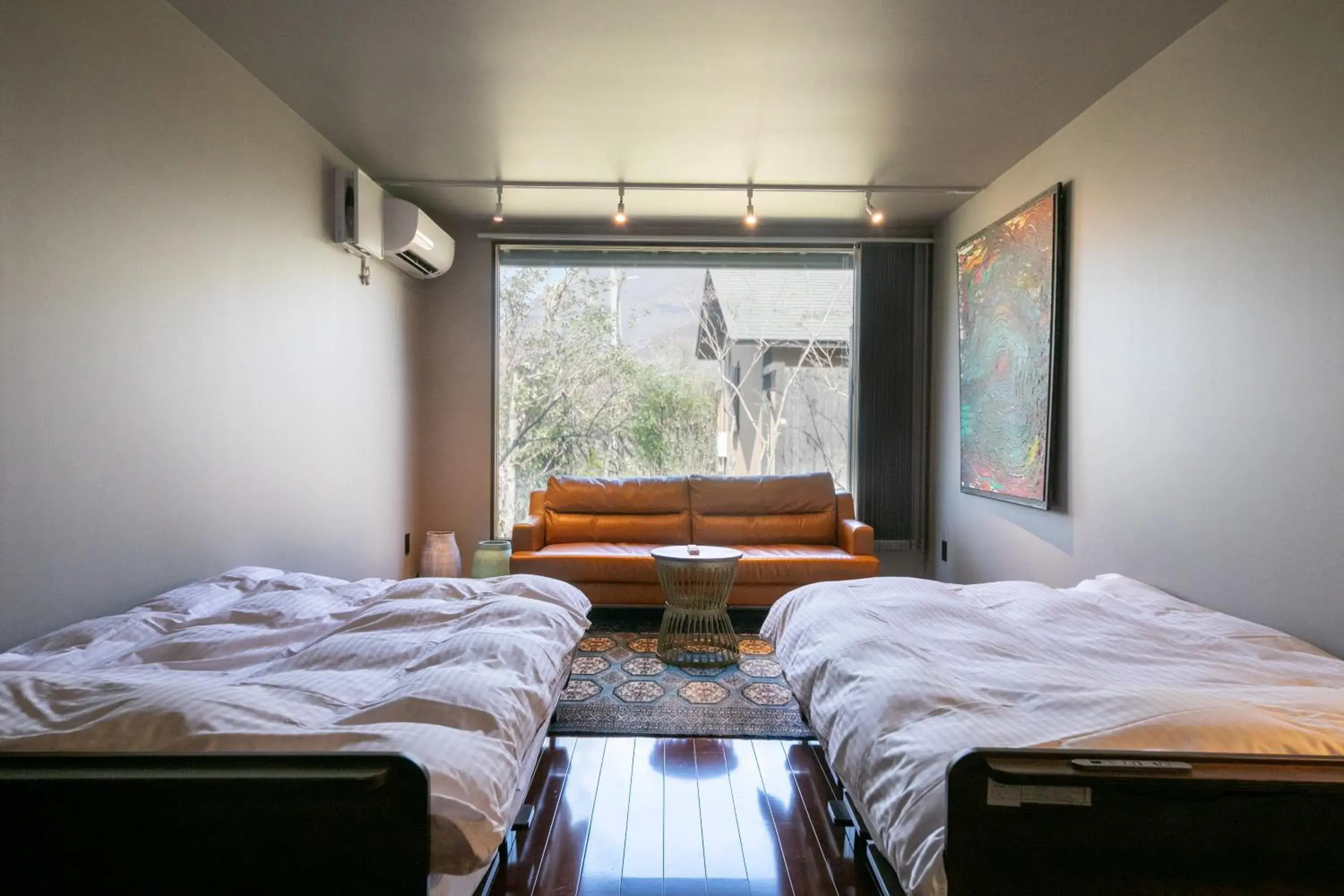 Bed in Yufuin Kaze no Mori Bed in Yufuin Kaze no Mori