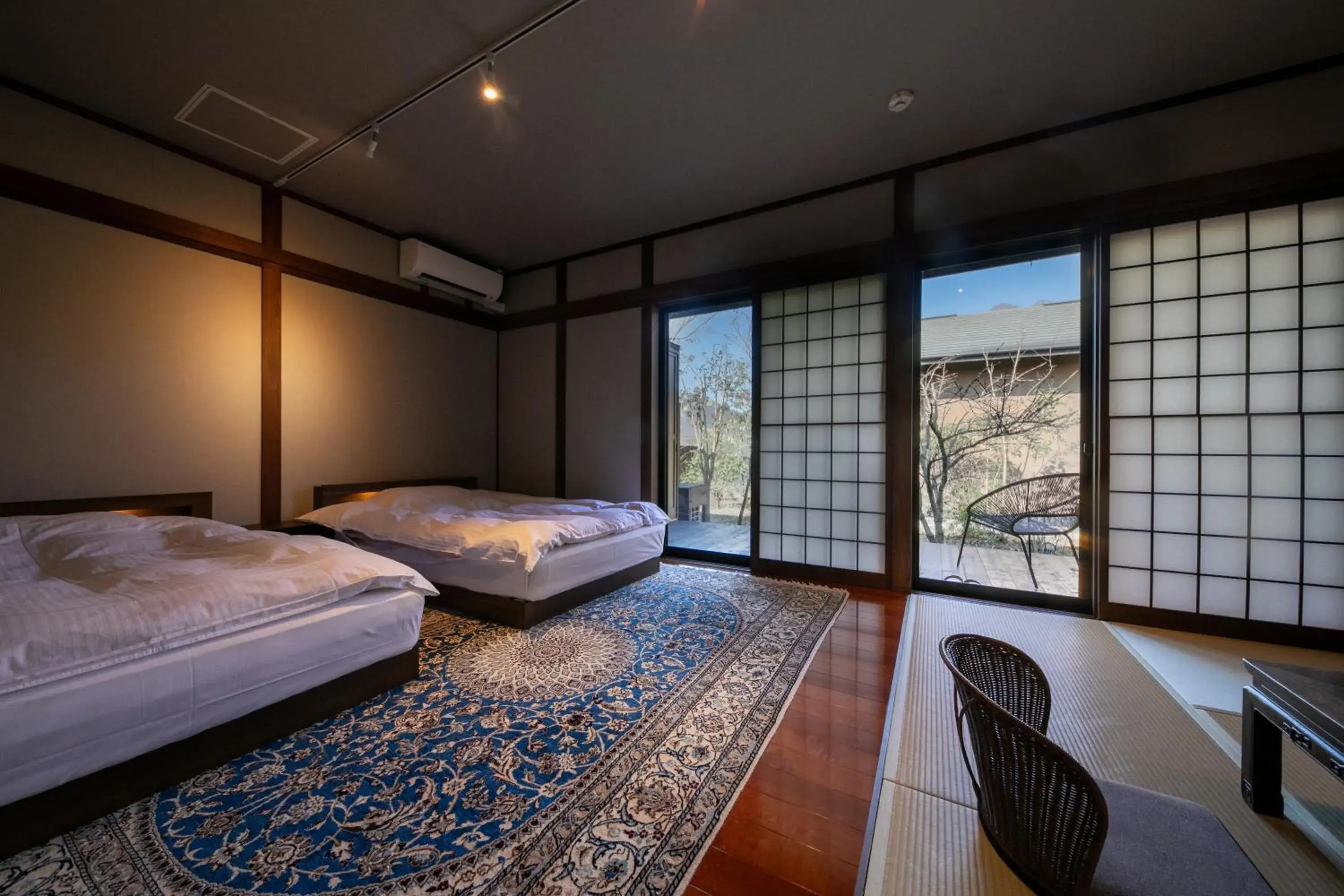 Standard Japanese Western Style Room with Open-Air Bath (23㎡) Non-Smoking in Yufuin Kaze no Mori Standard Japanese Western Style Room with Open-Air Bath (23㎡) Non-Smoking in Yufuin Kaze no Mori