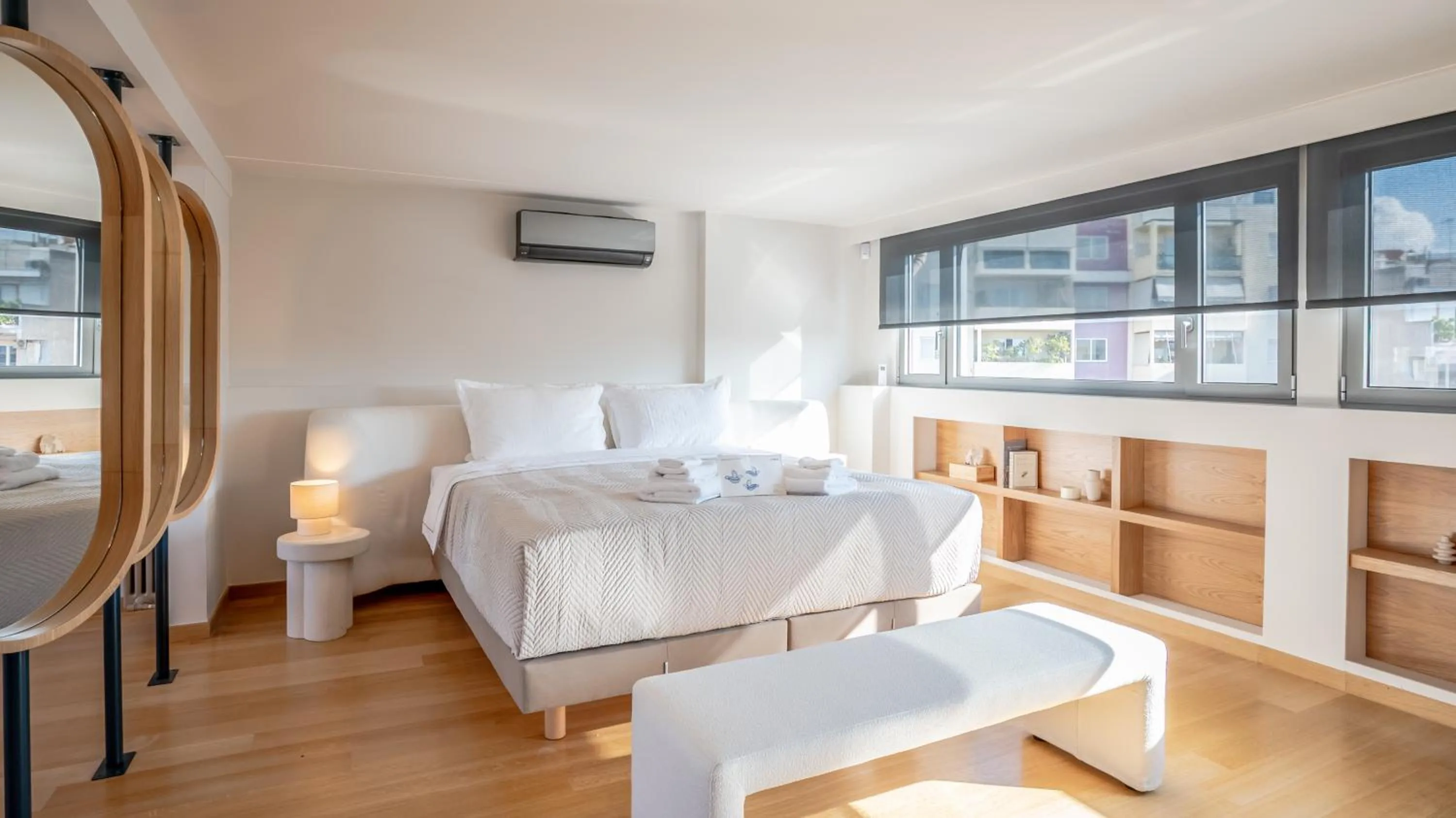 Bed in Apeiron Athena Residences