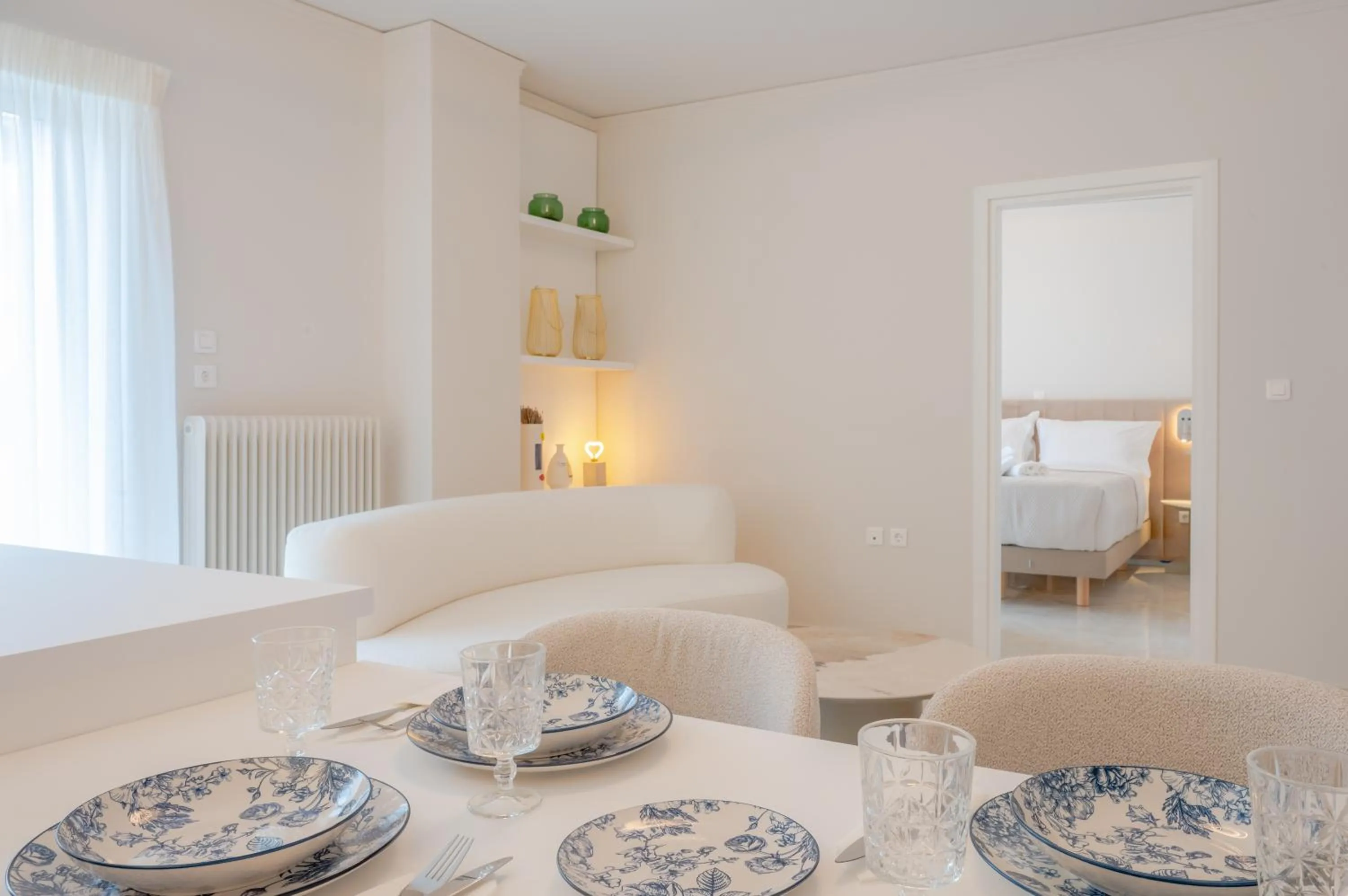 Bed in Apeiron Athena Residences