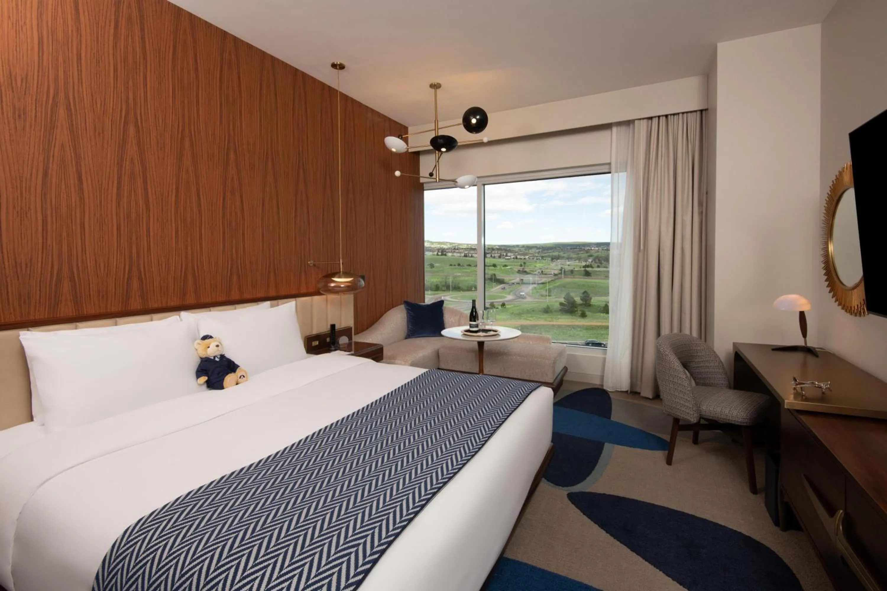 View (from property/room), Bed in Hotel Polaris