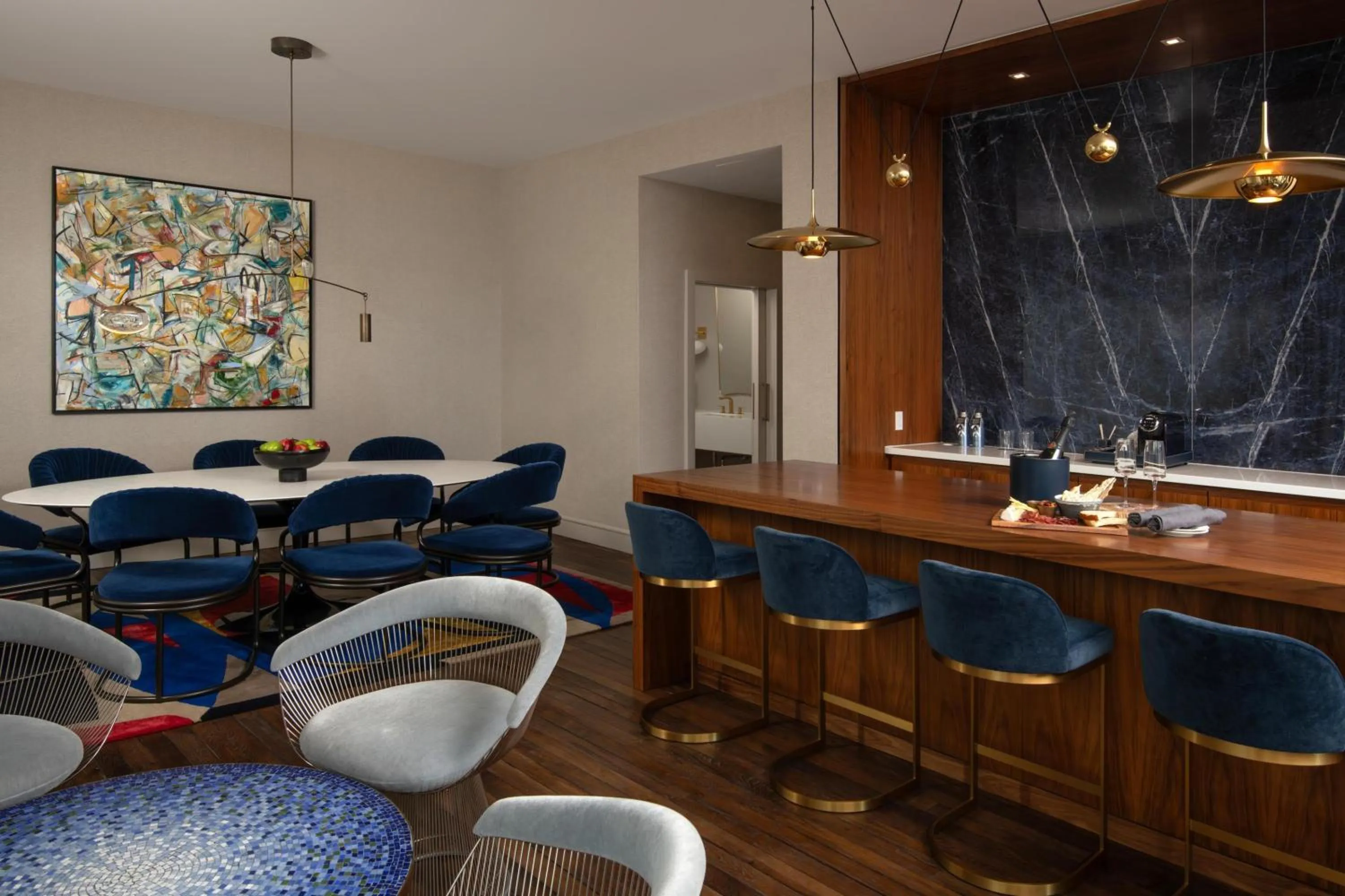 Dining area in Hotel Polaris