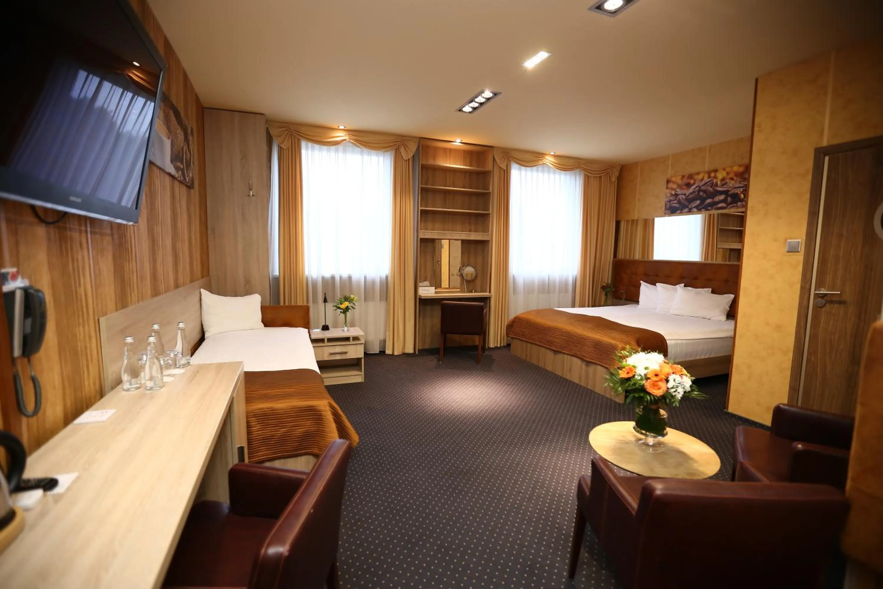 Bed in Hotel Forma