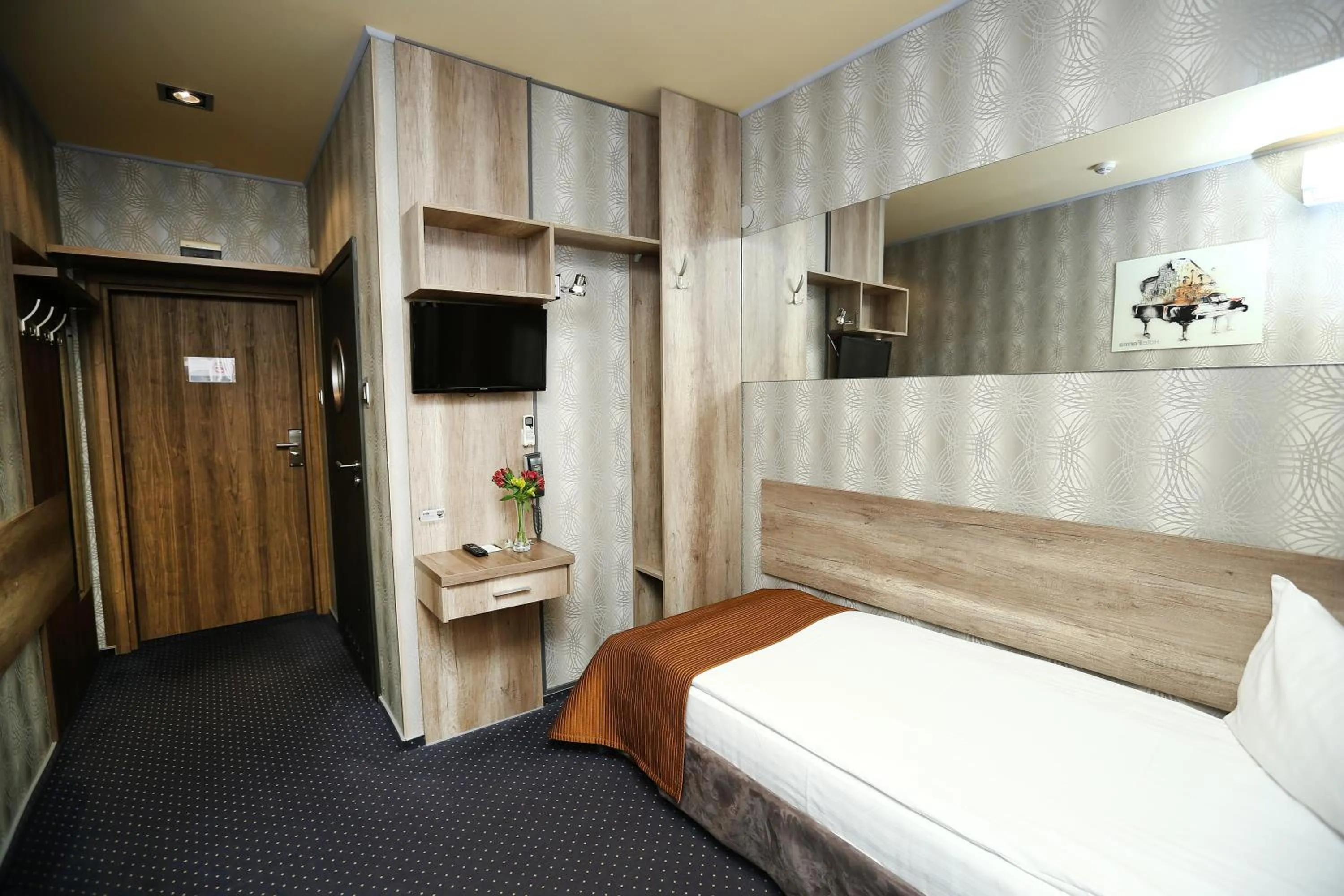 Bed in Hotel Forma