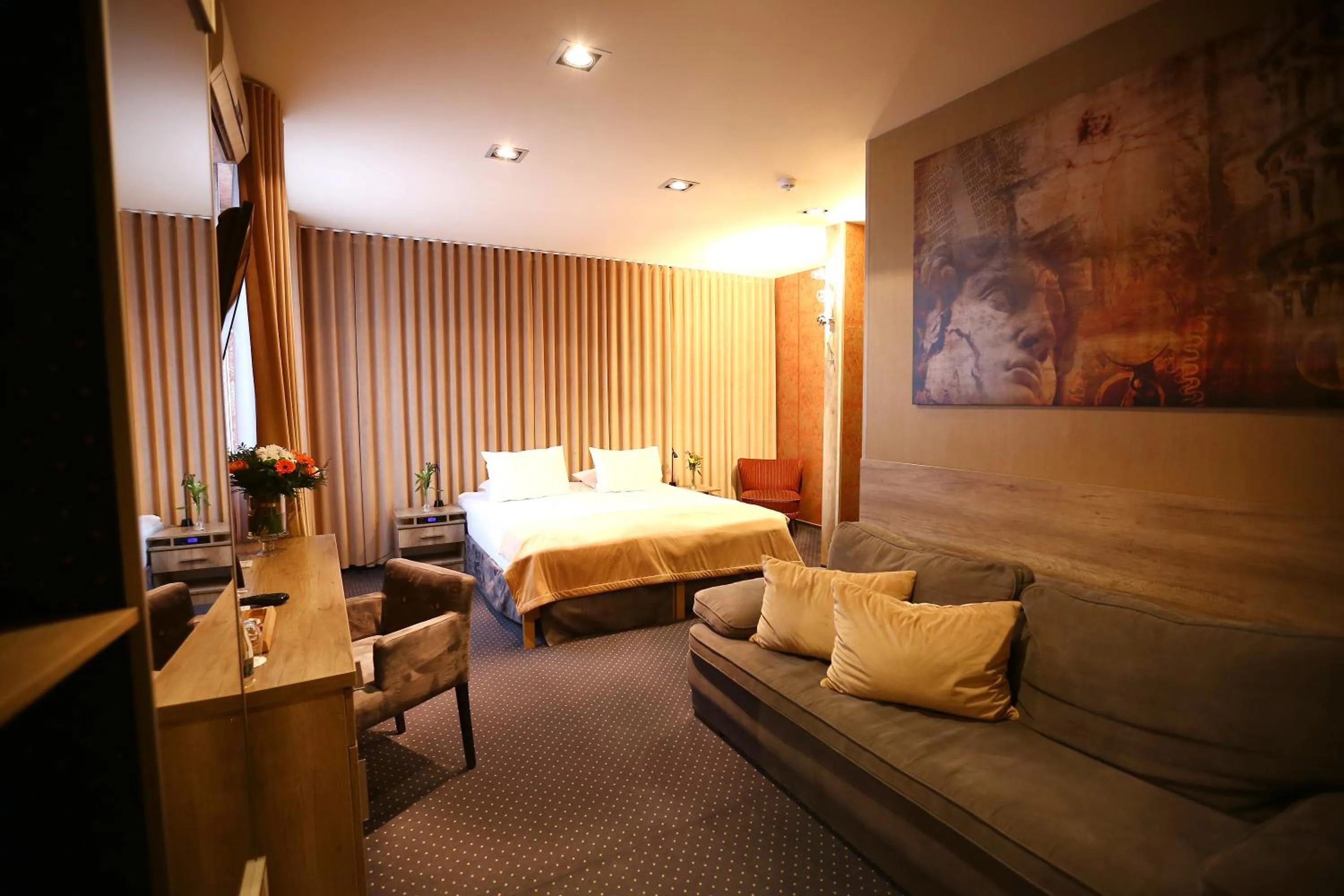 Bed in Hotel Forma