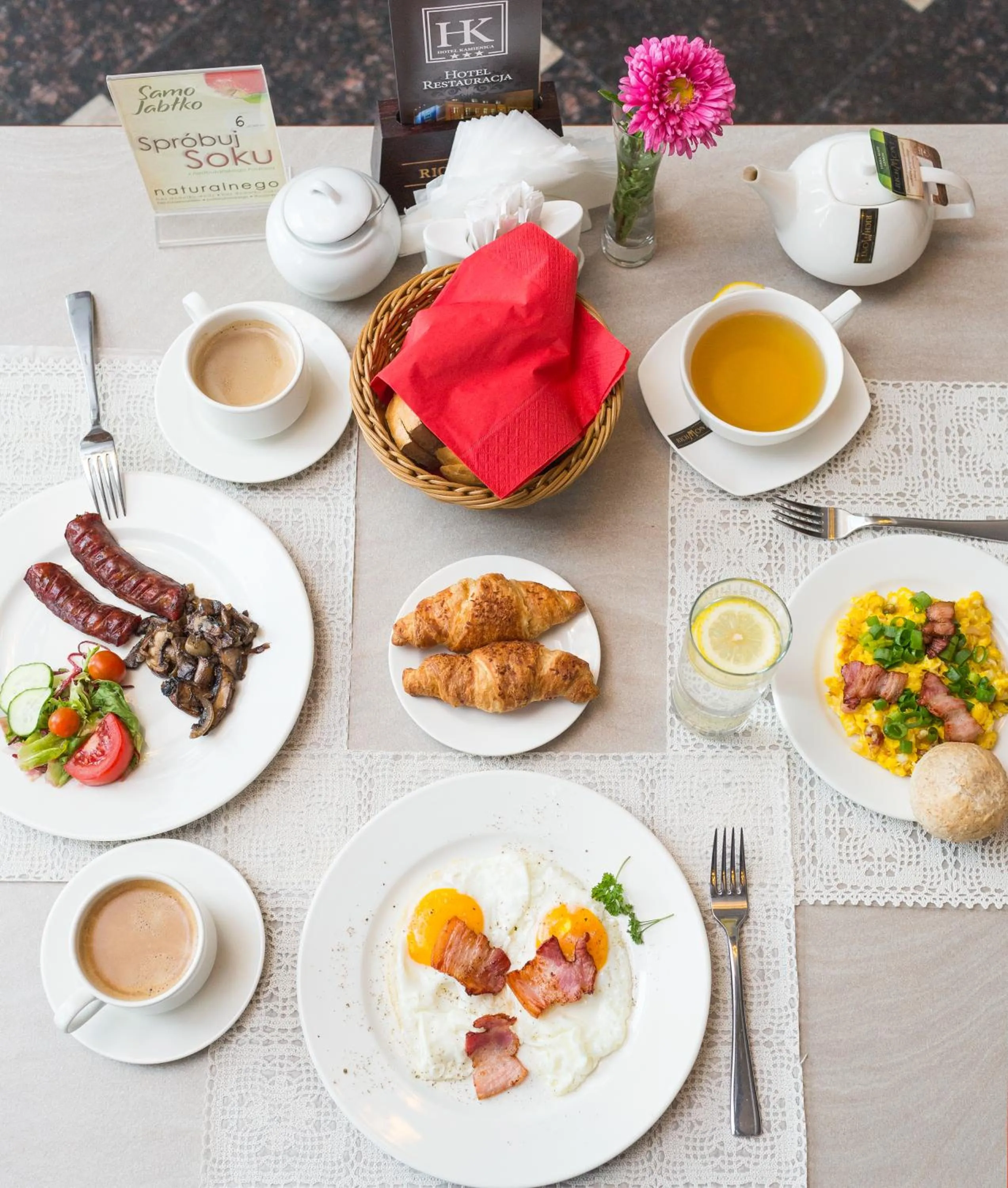 Food close-up in Hotel Kamienica