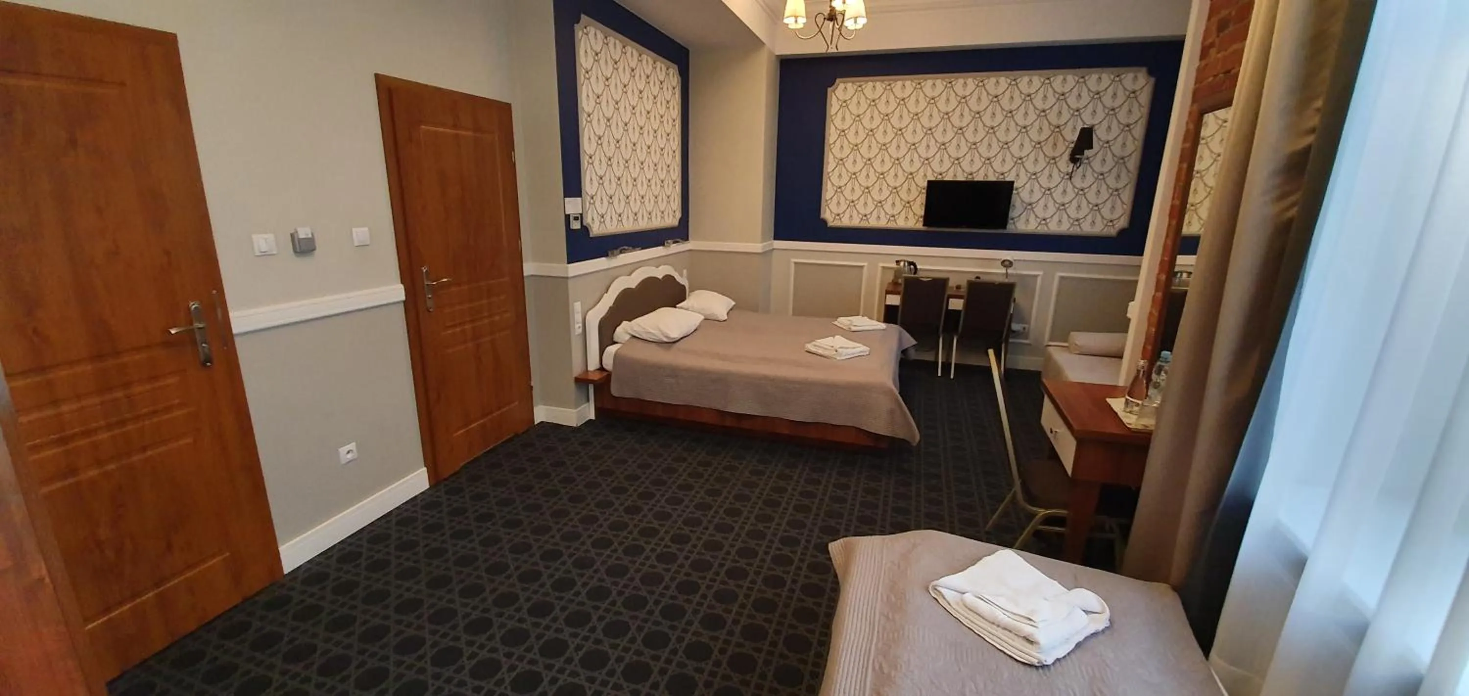 Bed in Hotel Kamienica