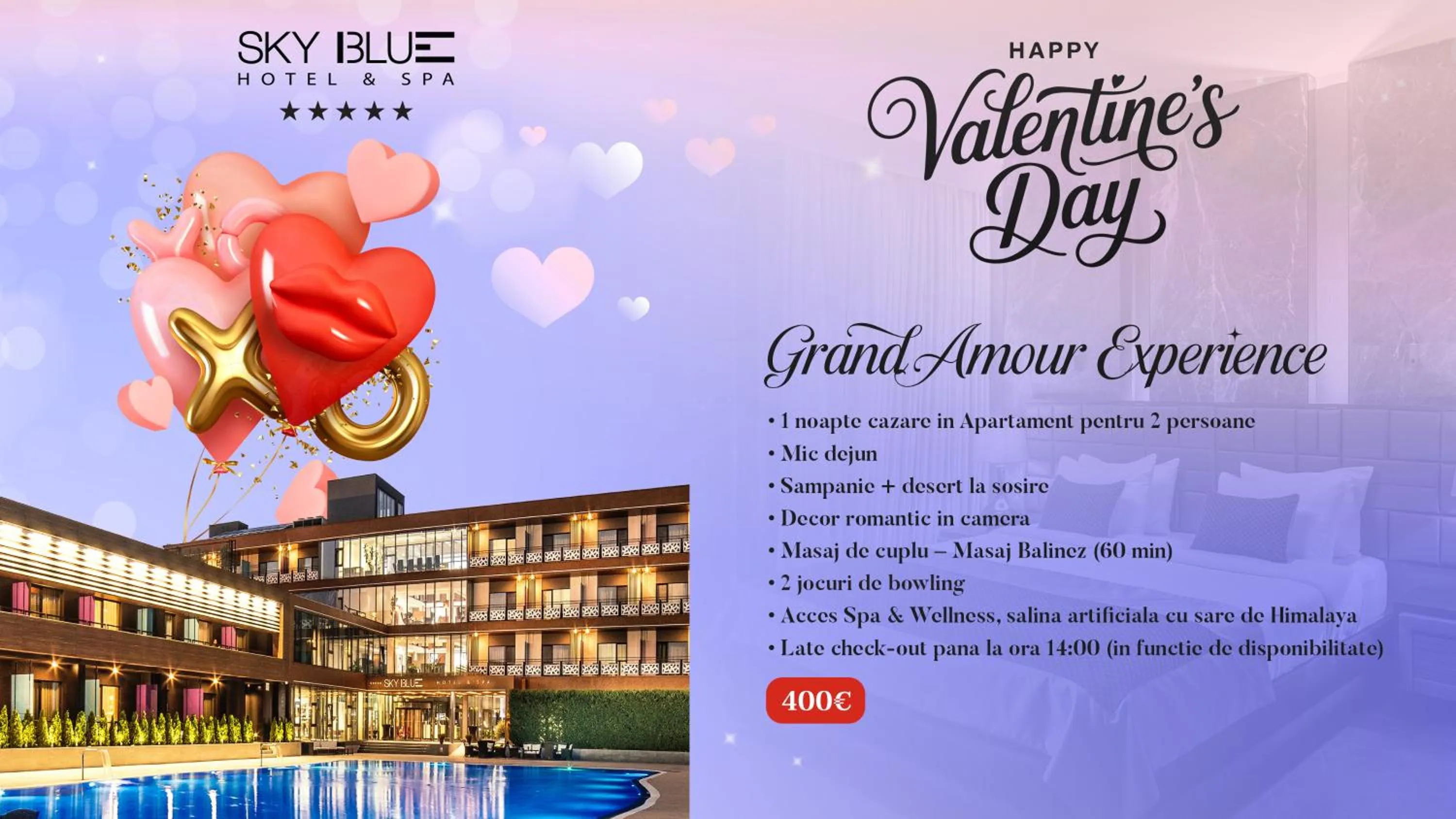 Property logo or sign in Sky Blue Hotel & Spa