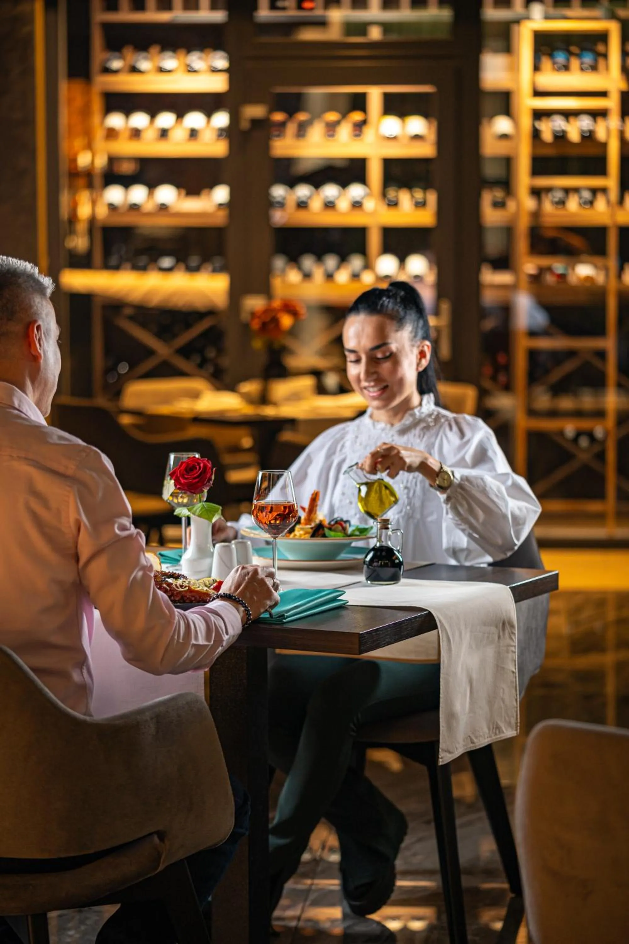 Restaurant/places to eat in Sky Blue Hotel & Spa