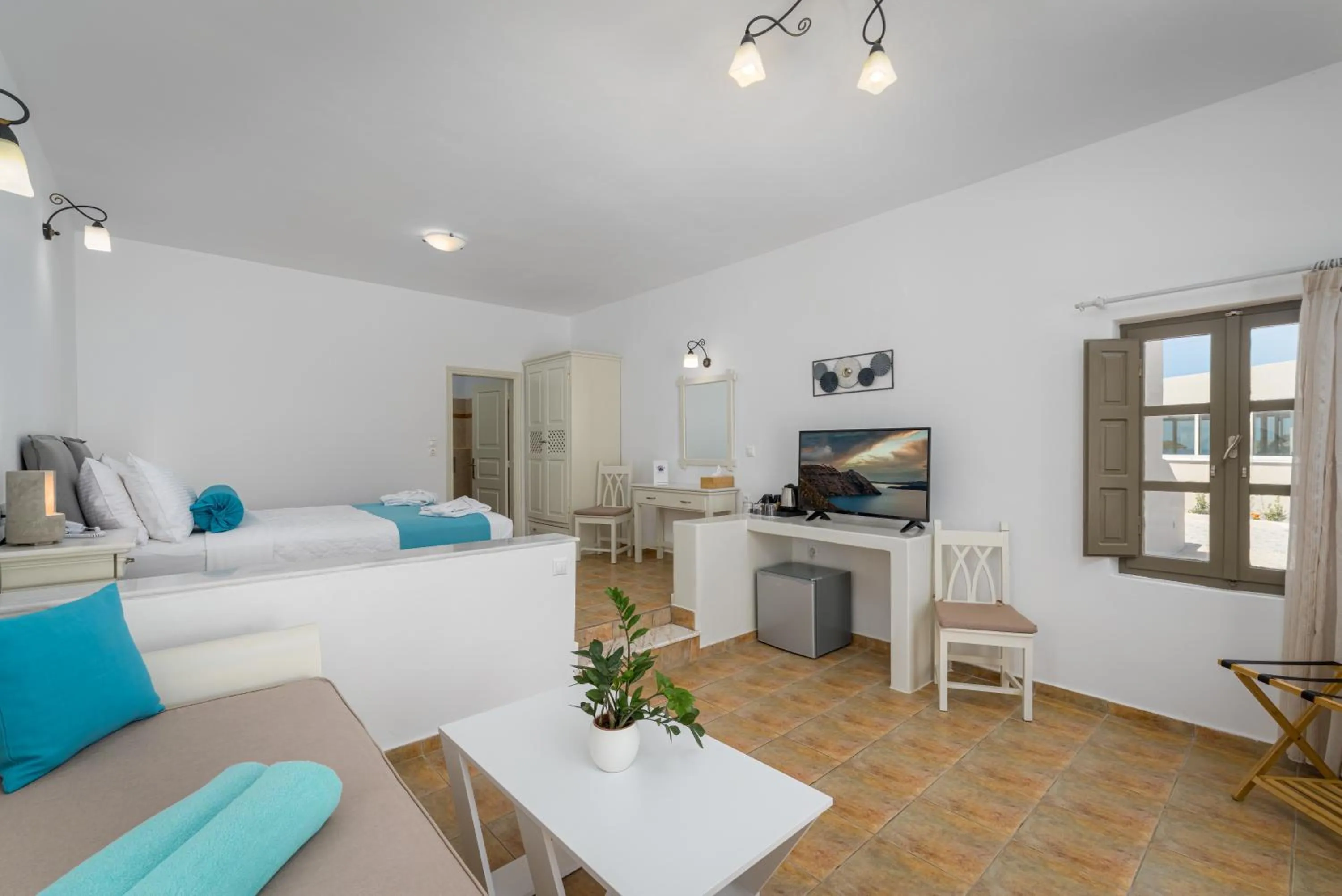 Living room in En Plo Boutique Suites