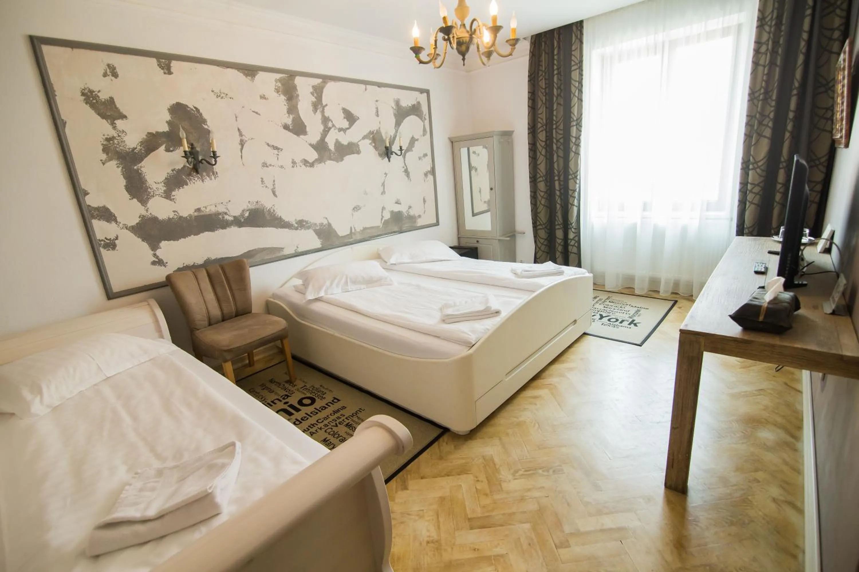 Bed in Vila Sibiu