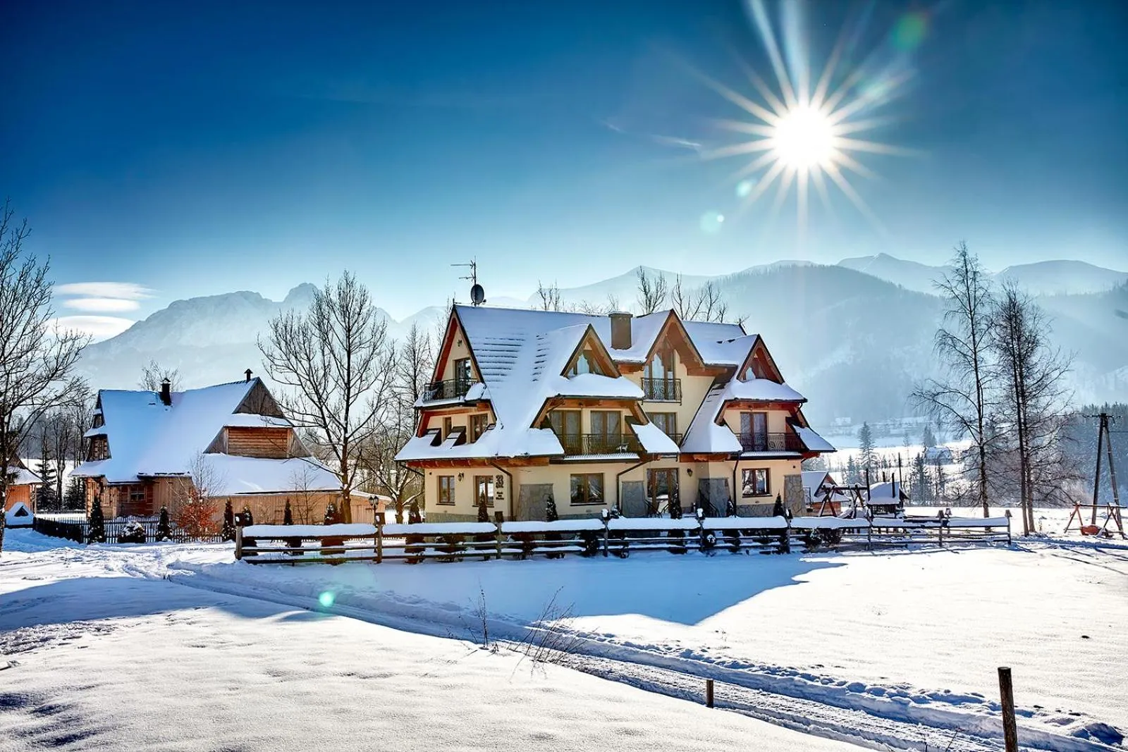 Property building in Dworek pod Giewontem - Jacuzzi & Sauna