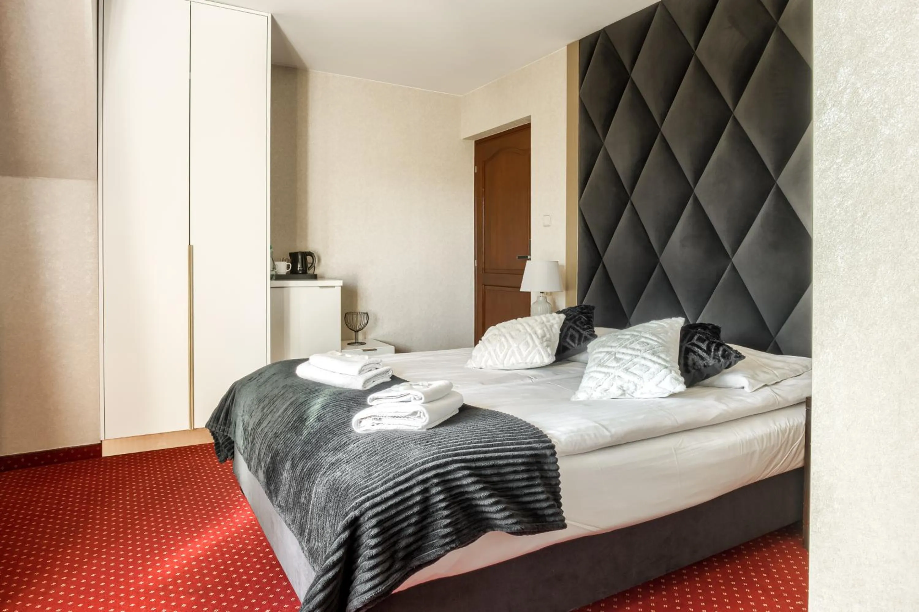 Bed in Dworek pod Giewontem - Jacuzzi & Sauna