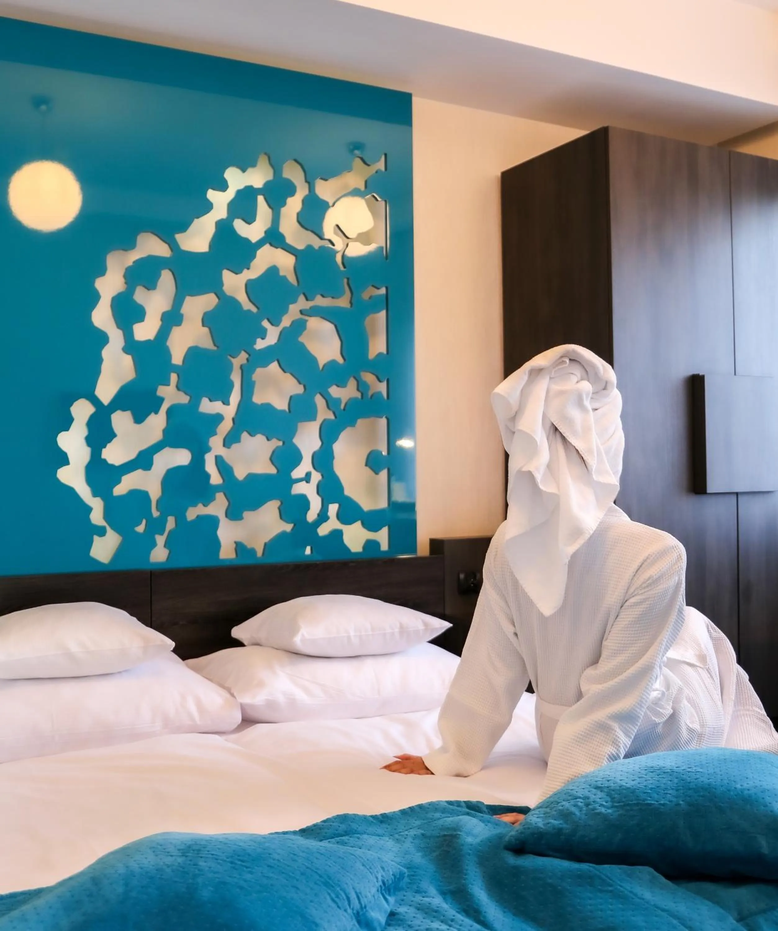 Bed in Hotel Zacisze