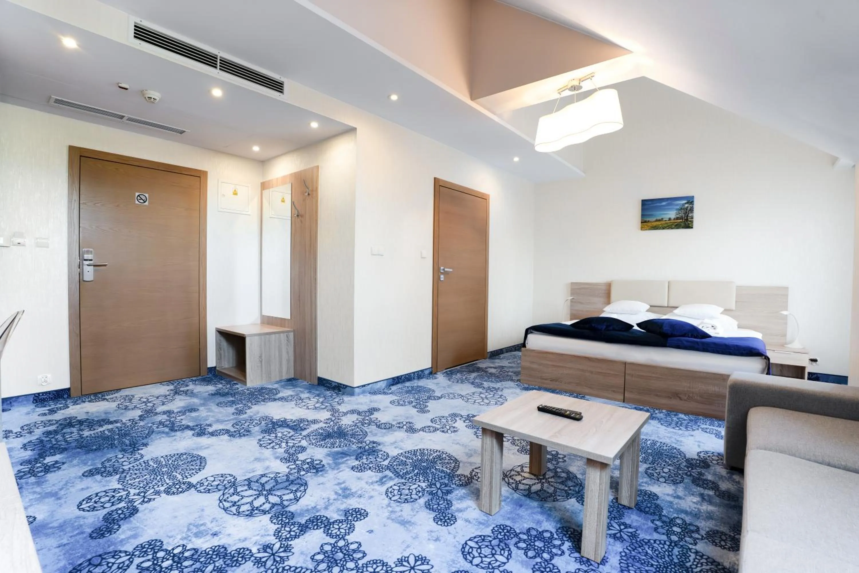 Bed in Hotel Zacisze