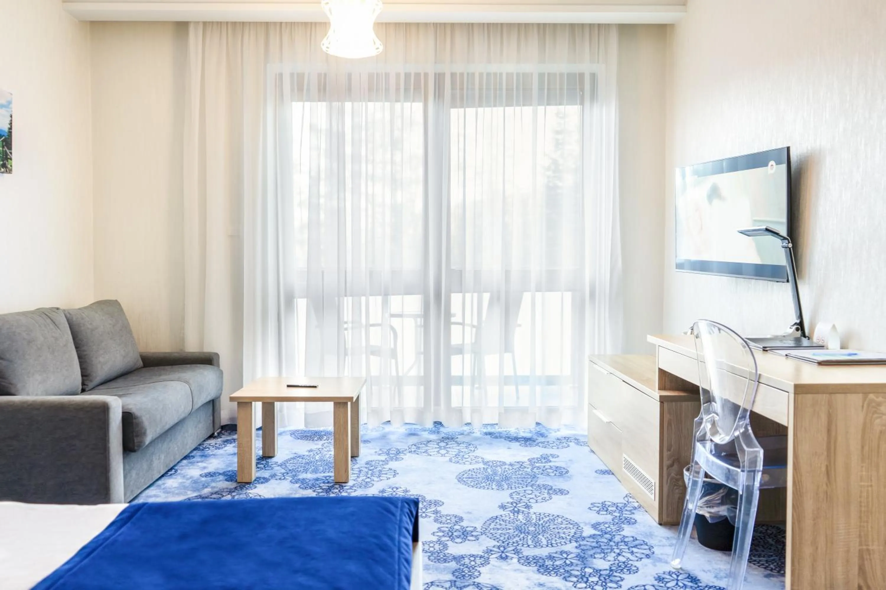 Bed in Hotel Zacisze