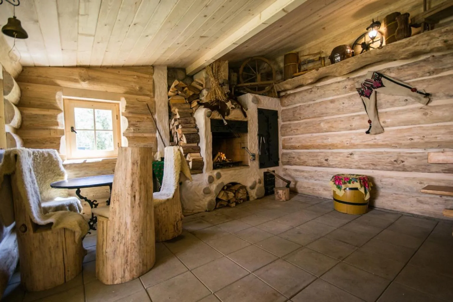 BBQ facilities in Ciukrowa Chatka Sauna & Jacuzzi