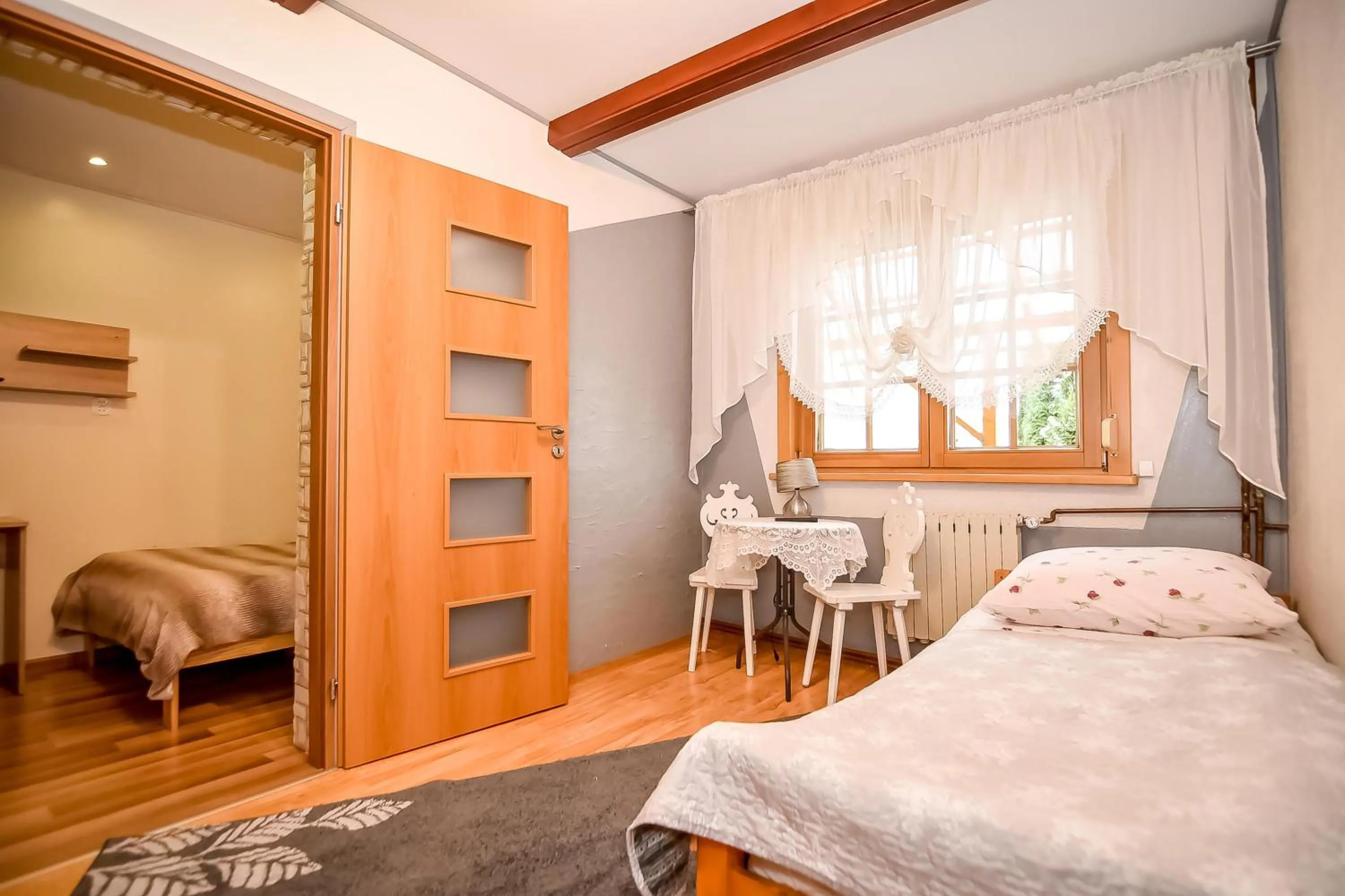 Bed in Ciukrowa Chatka Sauna & Jacuzzi