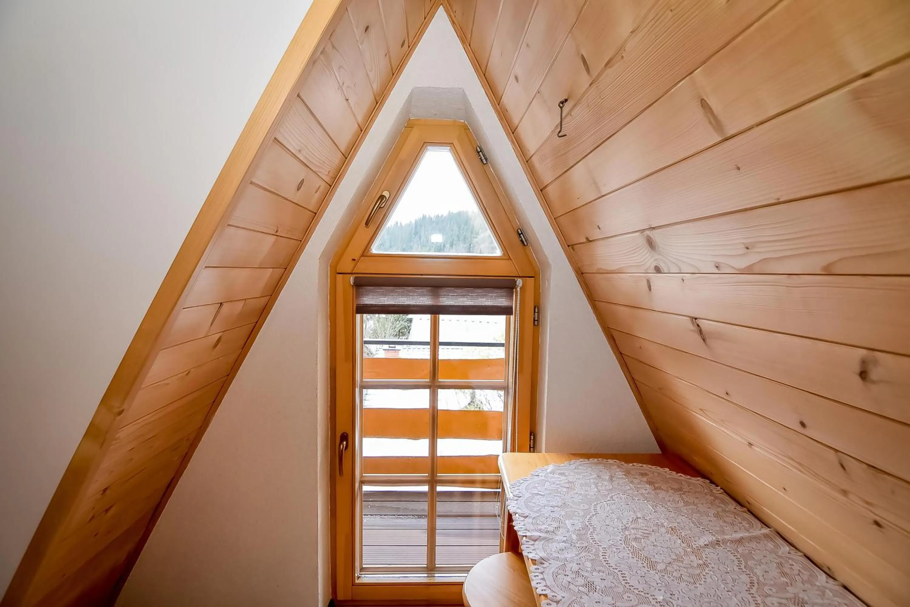 Bed in Ciukrowa Chatka Sauna & Jacuzzi