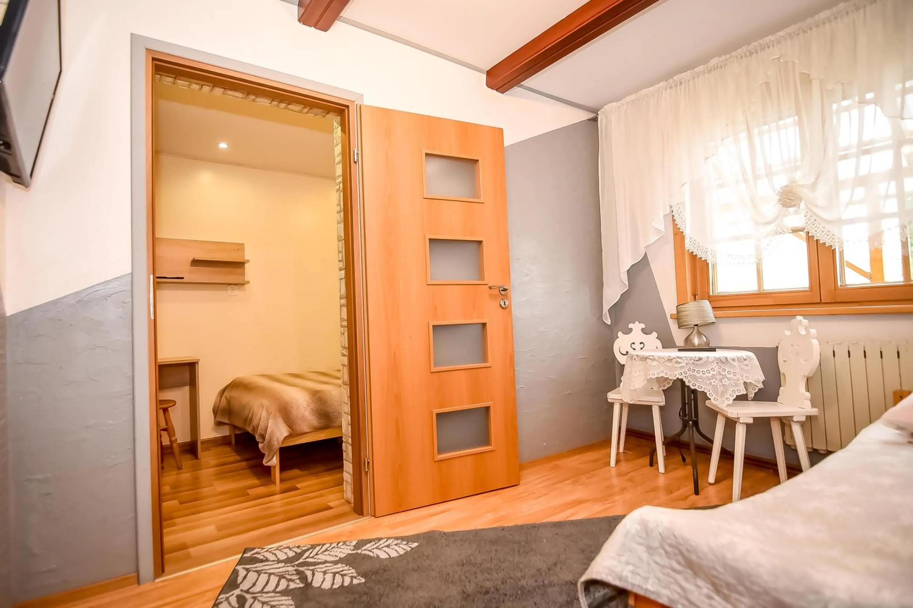 Photo of the whole room, Bed in Ciukrowa Chatka Sauna & Jacuzzi