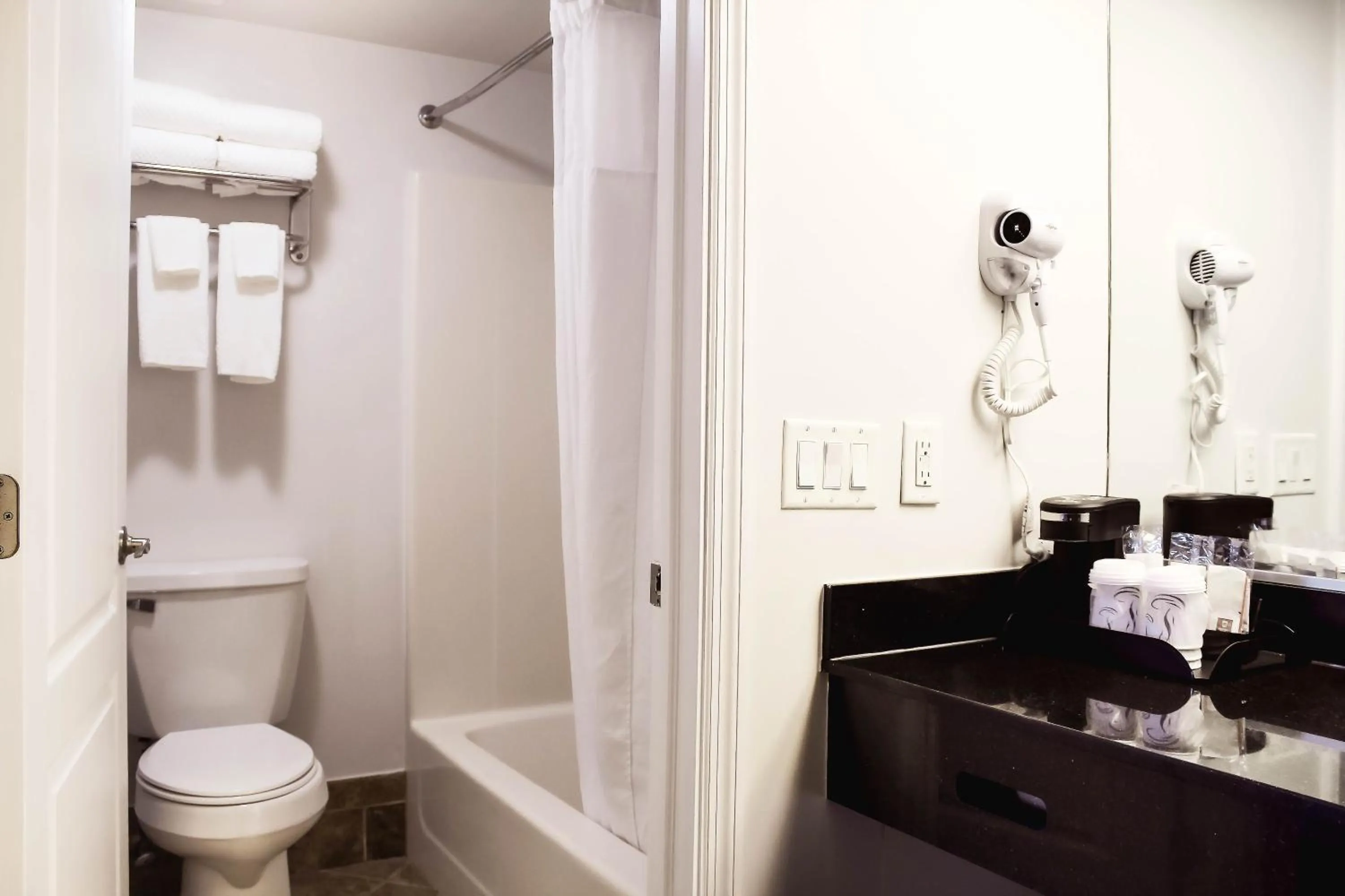 Shower in Northland Motel near University - State College, PA