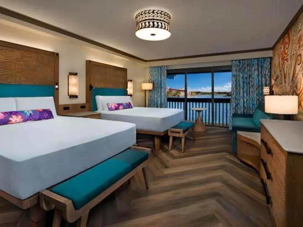 Bed in Disney's Polynesian Village Resort