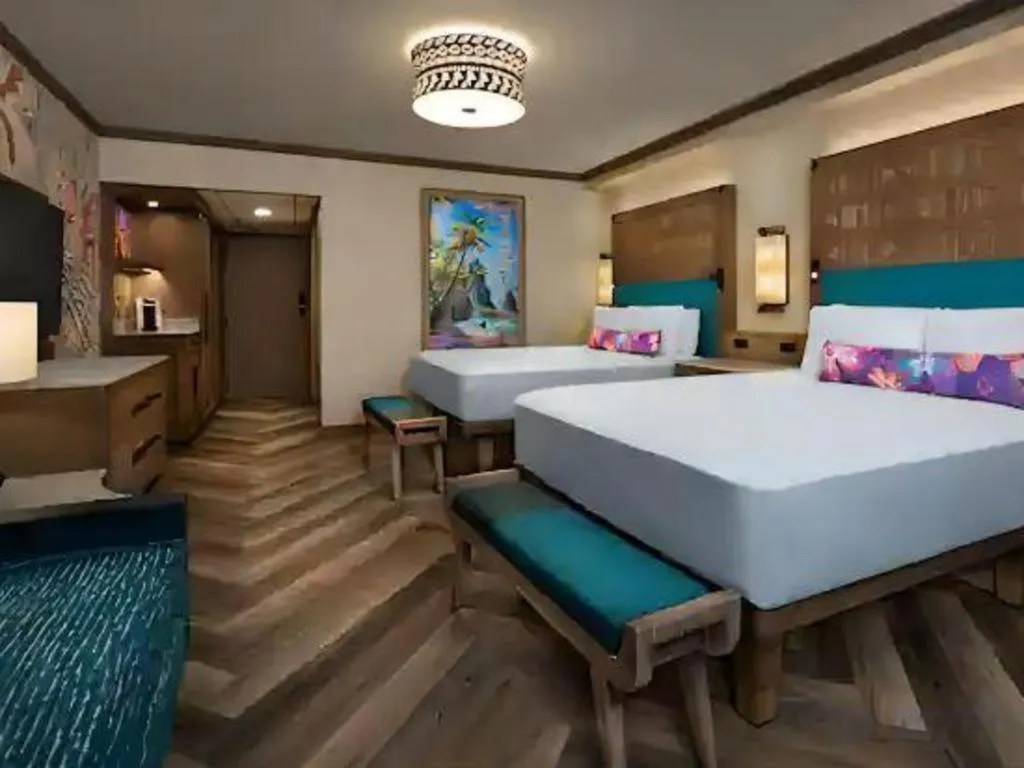 Bed in Disney's Polynesian Village Resort