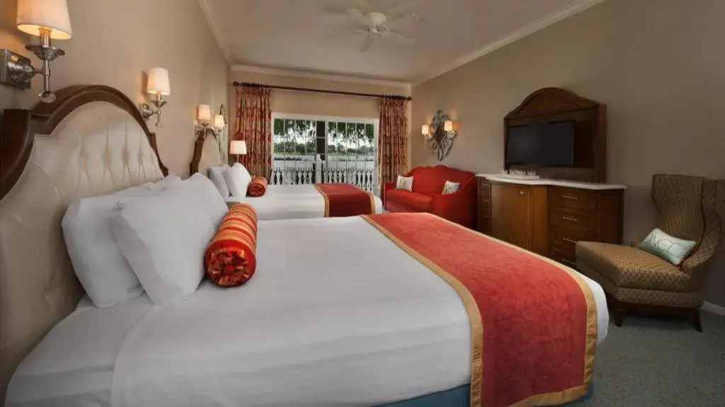 Bed in Disney's Grand Floridian Resort And Spa Bed in Disney's Grand Floridian Resort And Spa