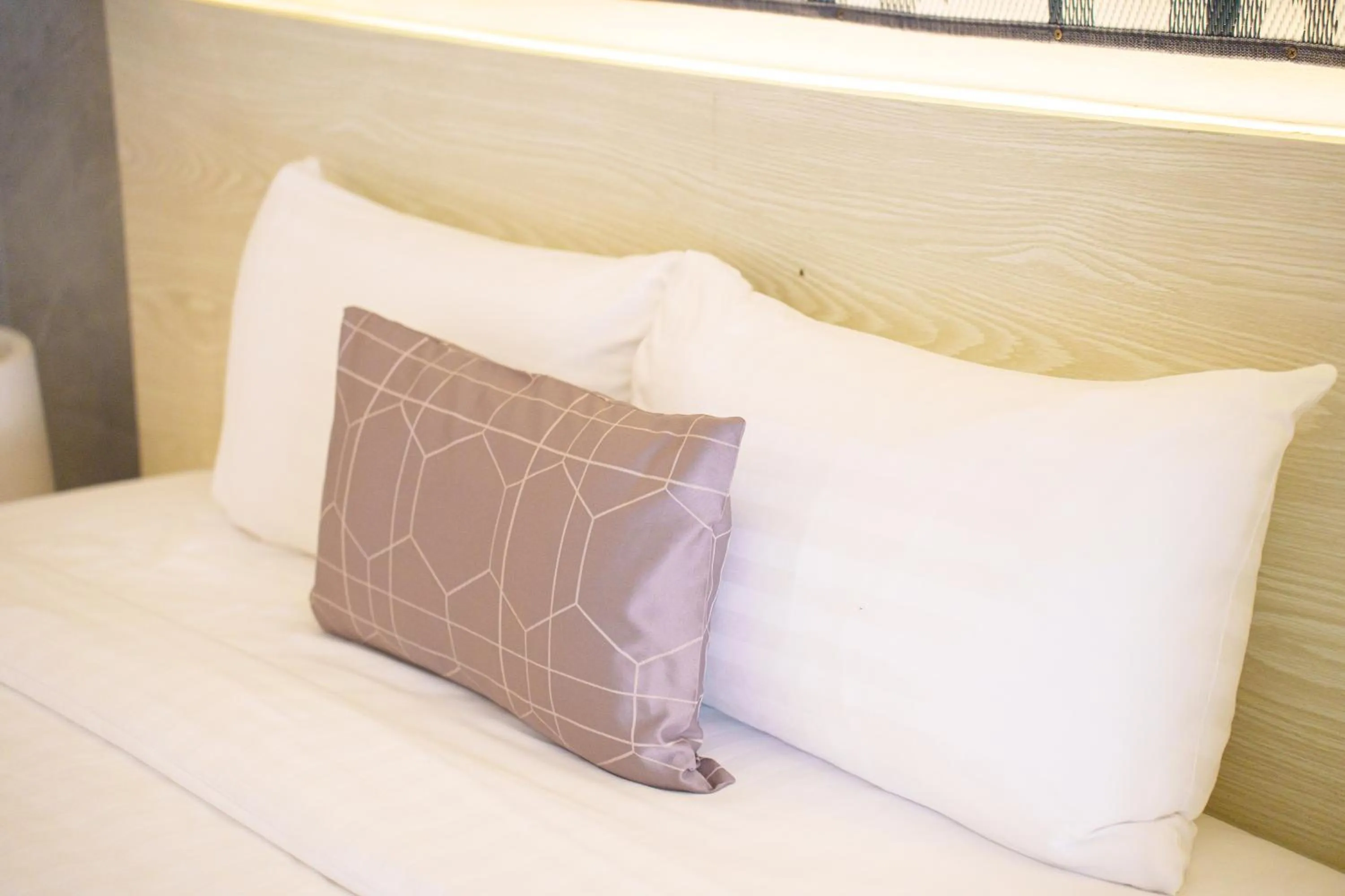 Bed in Gecko EYE Hotel