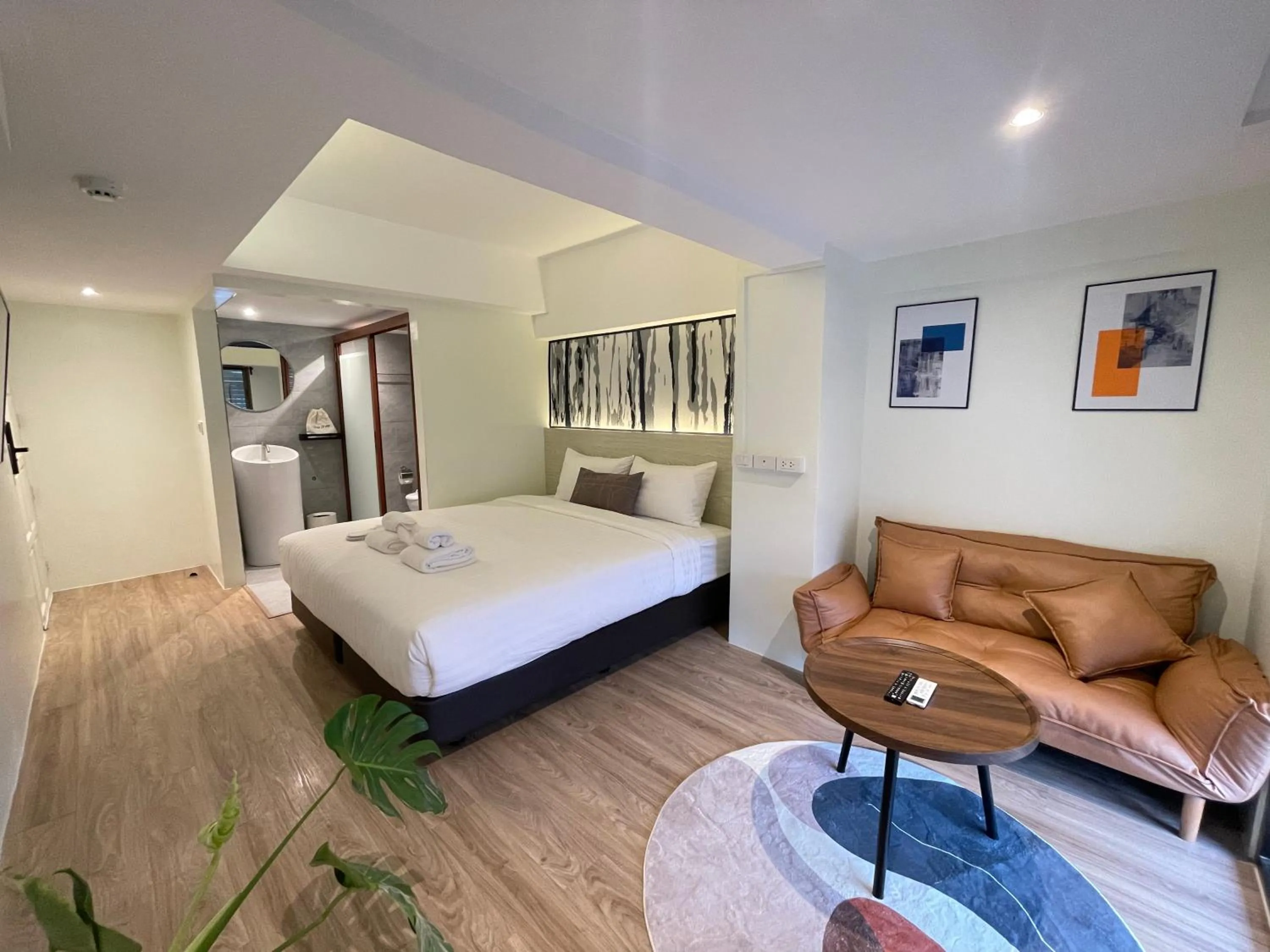 Bed in Gecko EYE Hotel