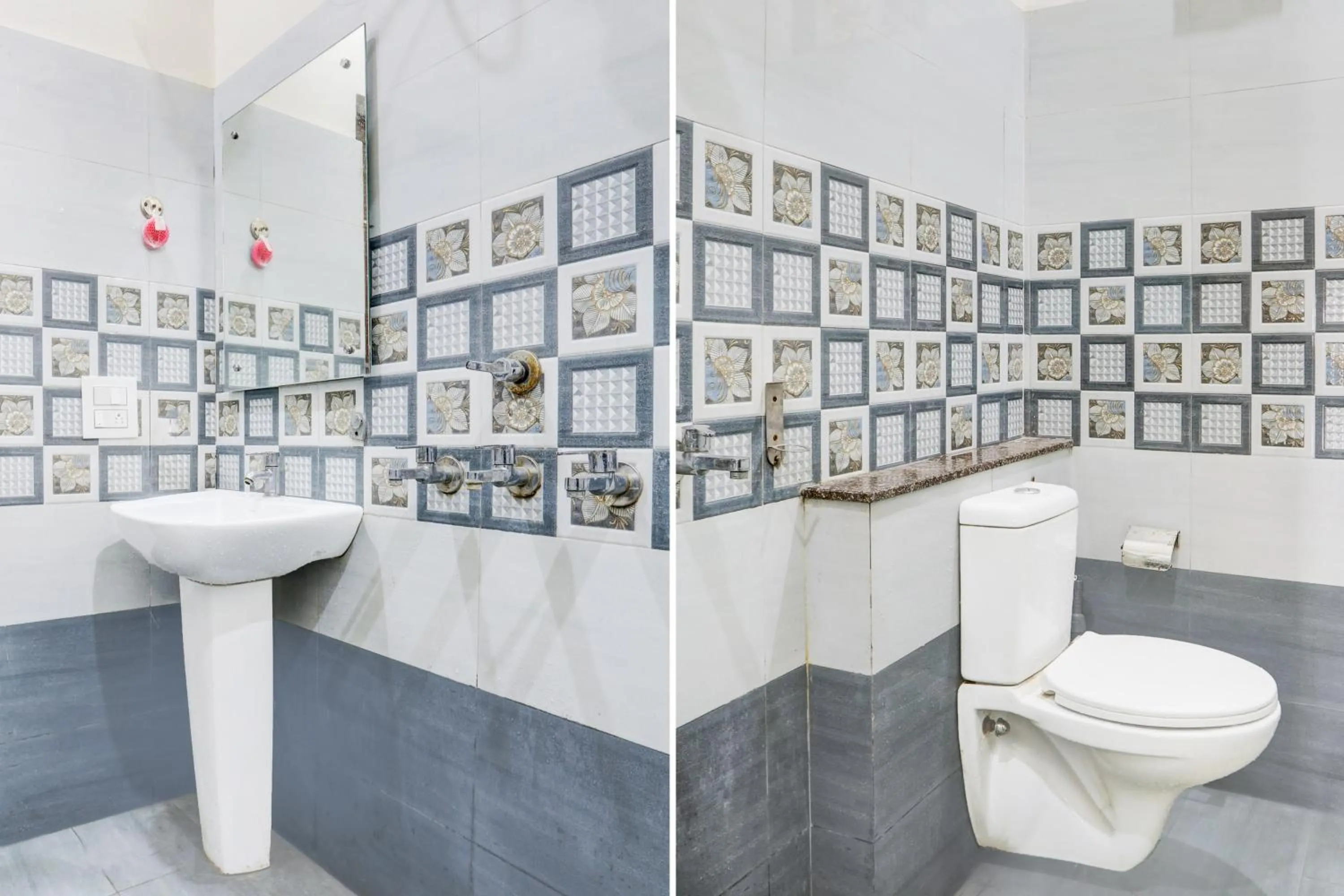 Bathroom in Super Hotel O Lohgarh Road Zirakpur Formerly JB Plaza