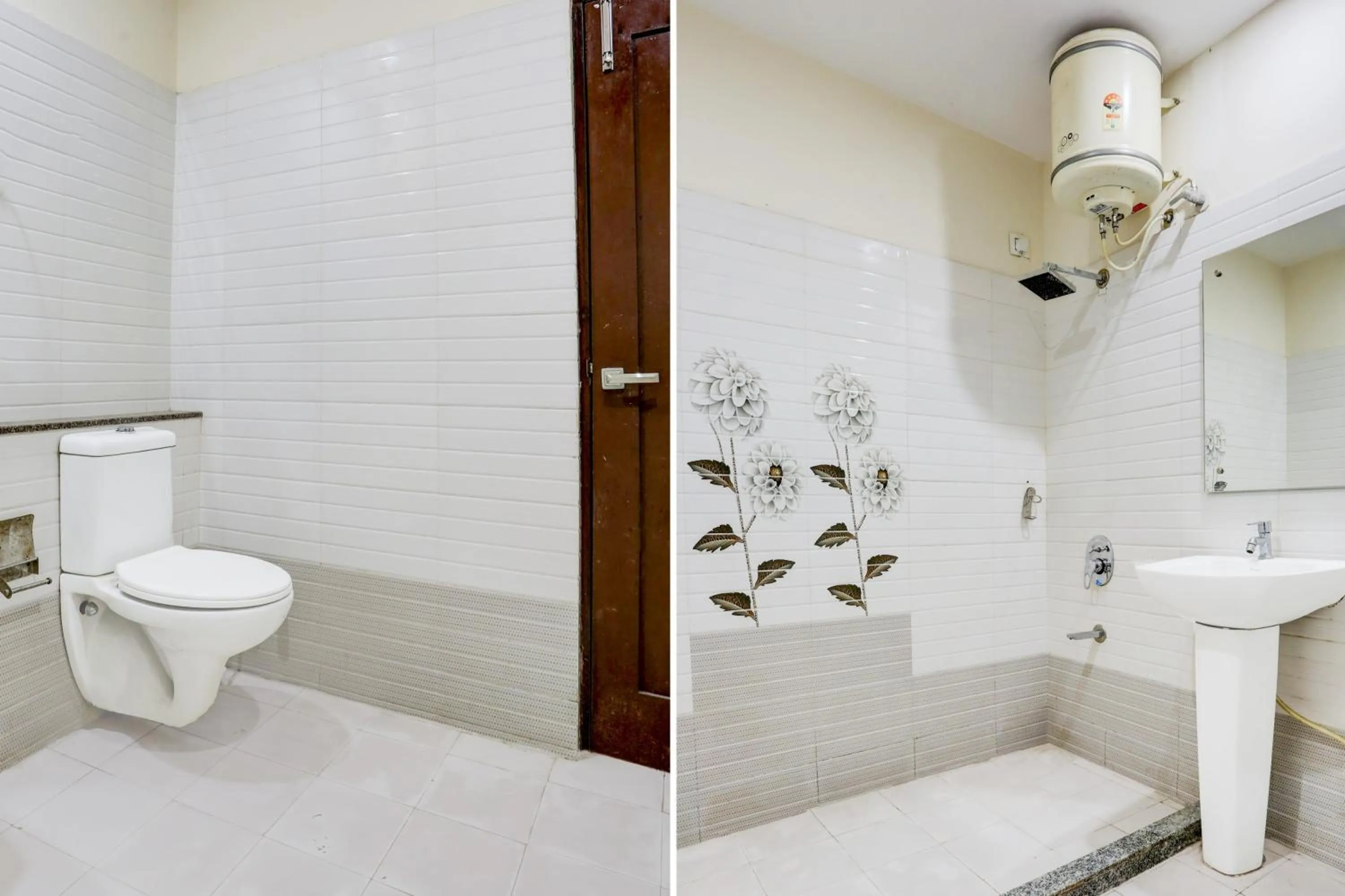 Bathroom in Super Hotel O Lohgarh Road Zirakpur Formerly JB Plaza